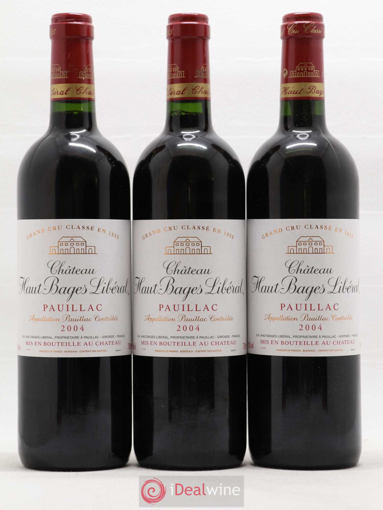 Château Haut Bages Libéral 5ème Grand Cru Classé (sans prix de réserve) 2004 - Lot de 6 bouteilles - 2