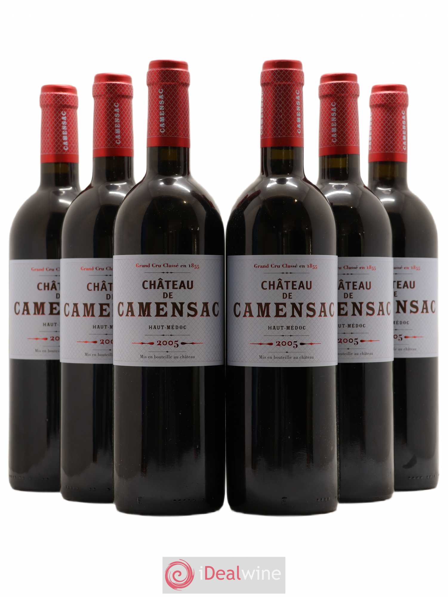 Château Camensac 5ème Grand Cru Classé 2005 - Lot de 6 bouteilles - 0