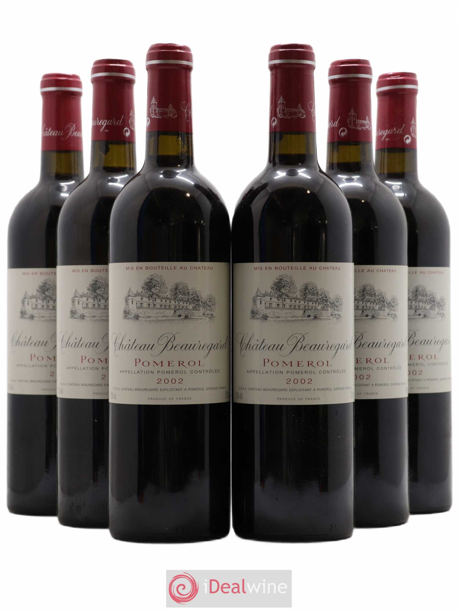 Château Beauregard 2002 - Lot de 6 bouteilles - 0