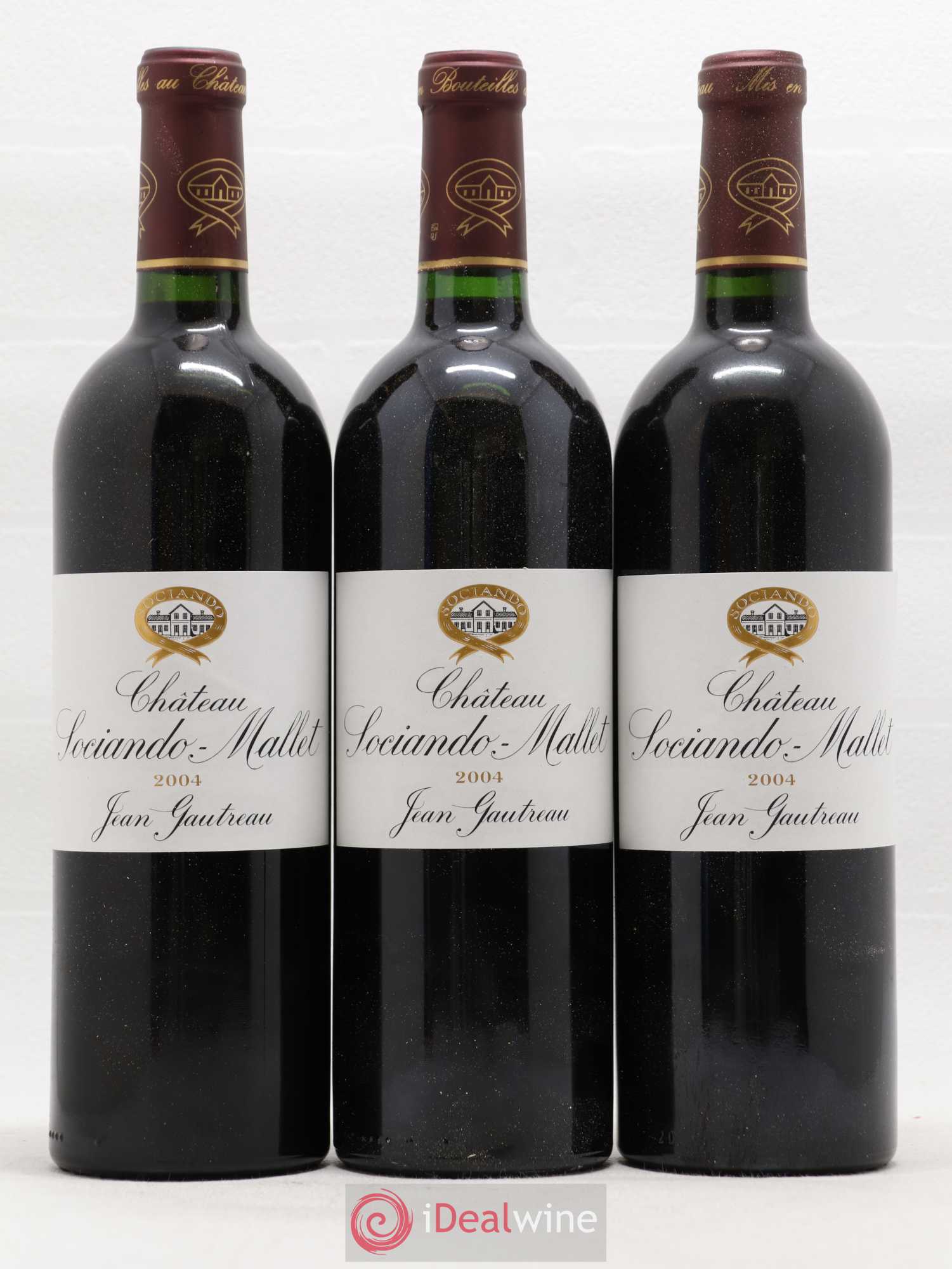 Château Sociando Mallet (sans prix de réserve) 2004 - Lot de 6 bouteilles - 1