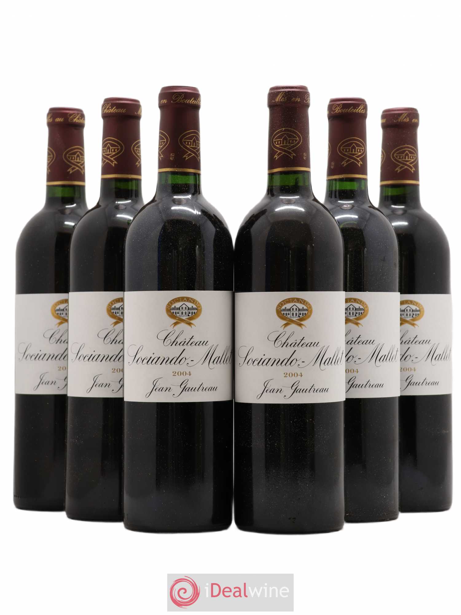 Château Sociando Mallet (sans prix de réserve) 2004 - Lot de 6 bouteilles - 0