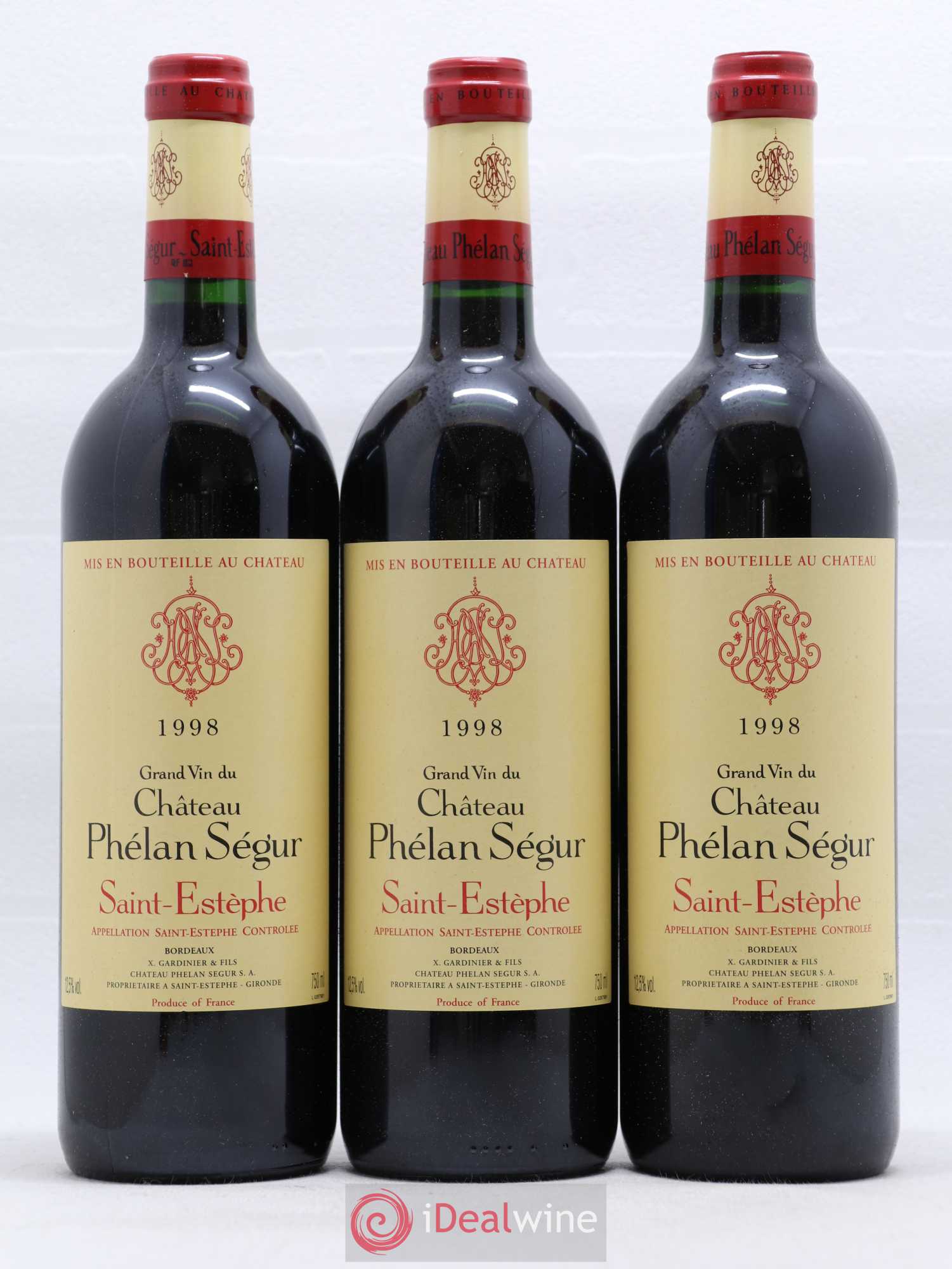 Château Phélan Ségur 1998 - Lot de 12 bouteilles - 3