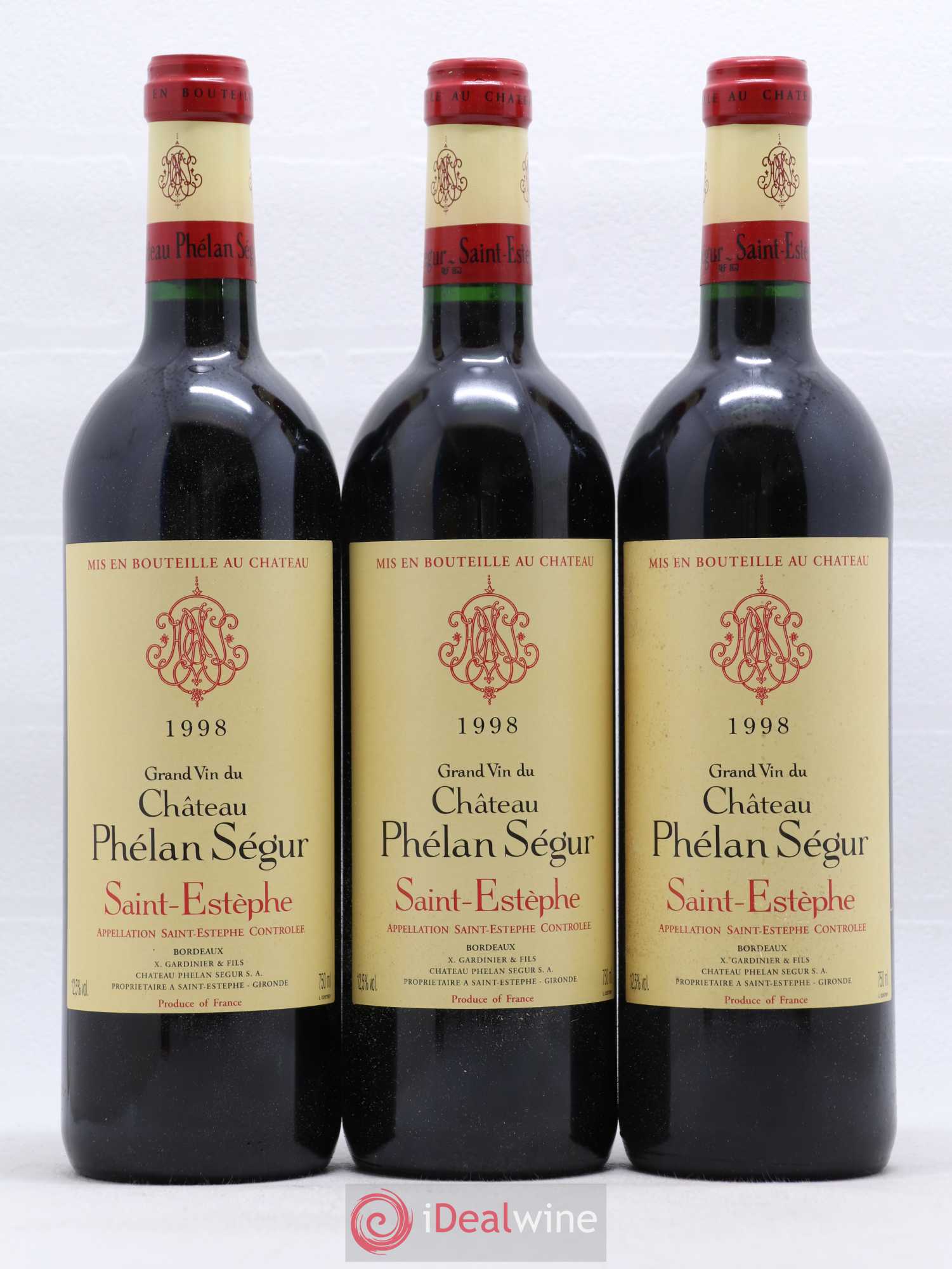 Château Phélan Ségur 1998 - Lot de 12 bouteilles - 4