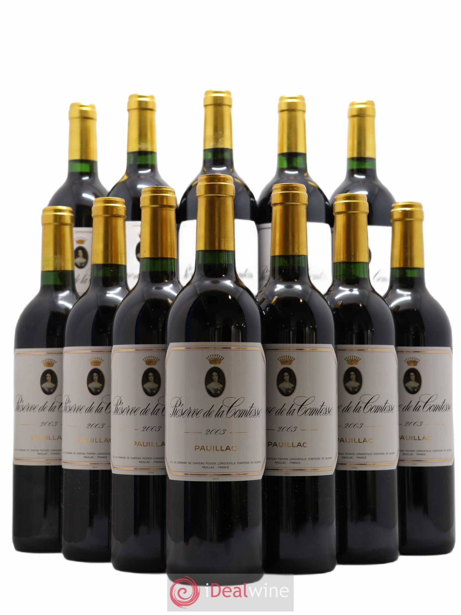 Réserve de la Comtesse Second Vin 2003 - Lot de 12 bouteilles - 0