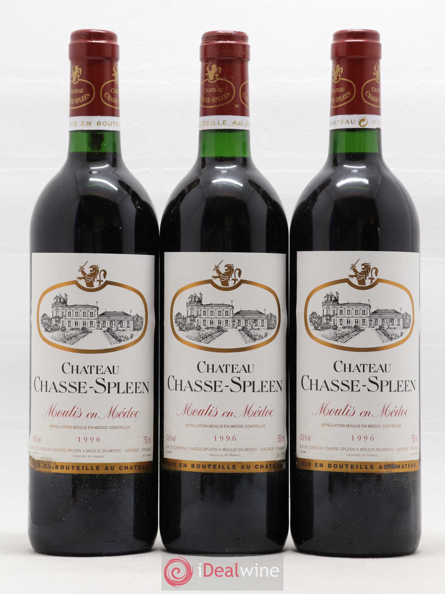 Château Chasse Spleen 1996 - Lot de 12 bouteilles - 2