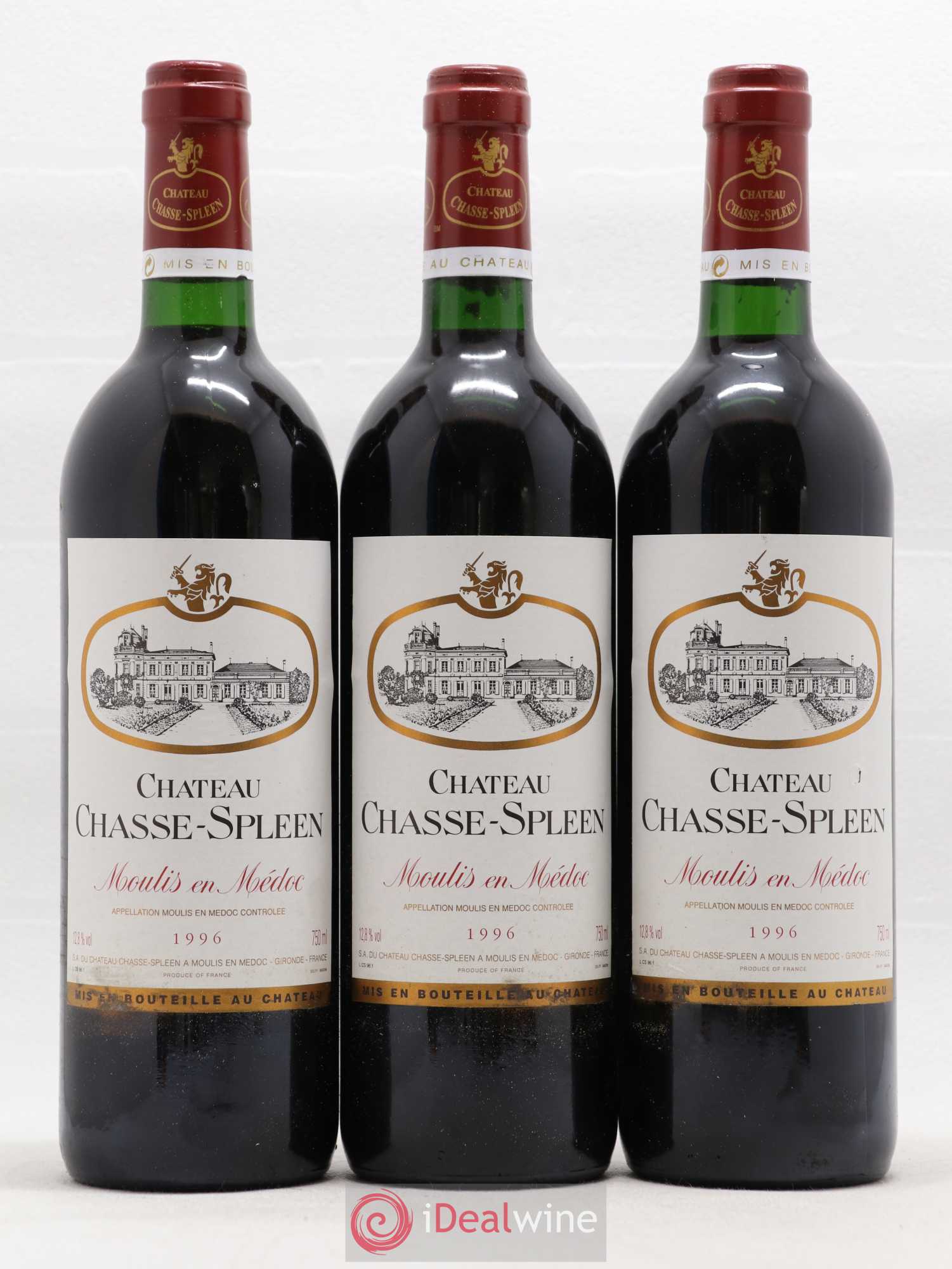 Château Chasse Spleen 1996 - Lot de 12 bouteilles - 3