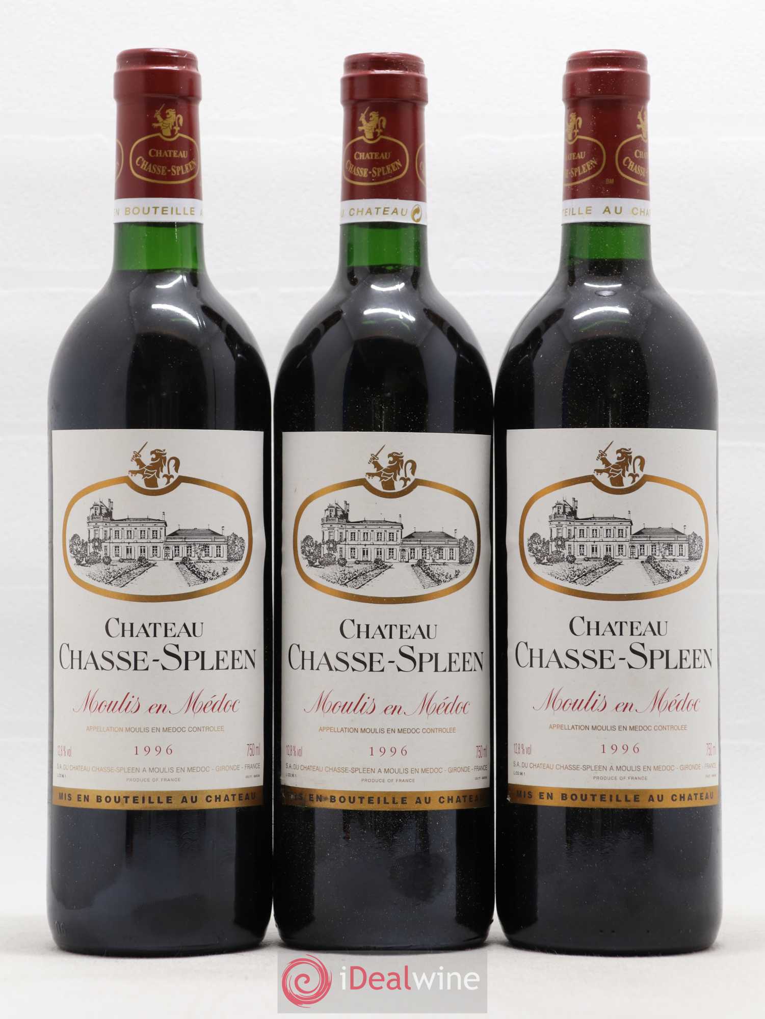 Château Chasse Spleen 1996 - Lot de 12 bouteilles - 4