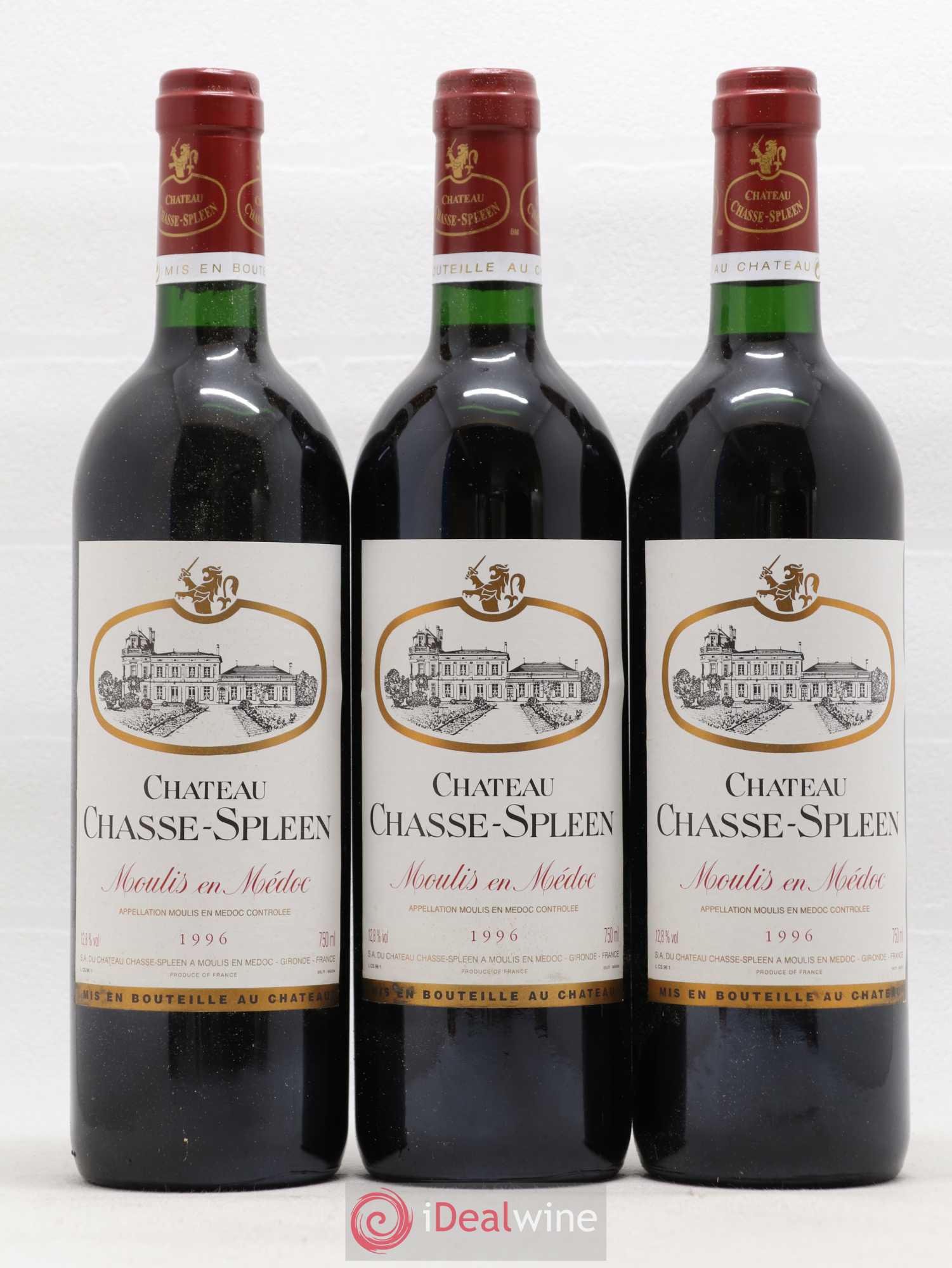 Château Chasse Spleen 1996 - Lot de 12 bouteilles - 3