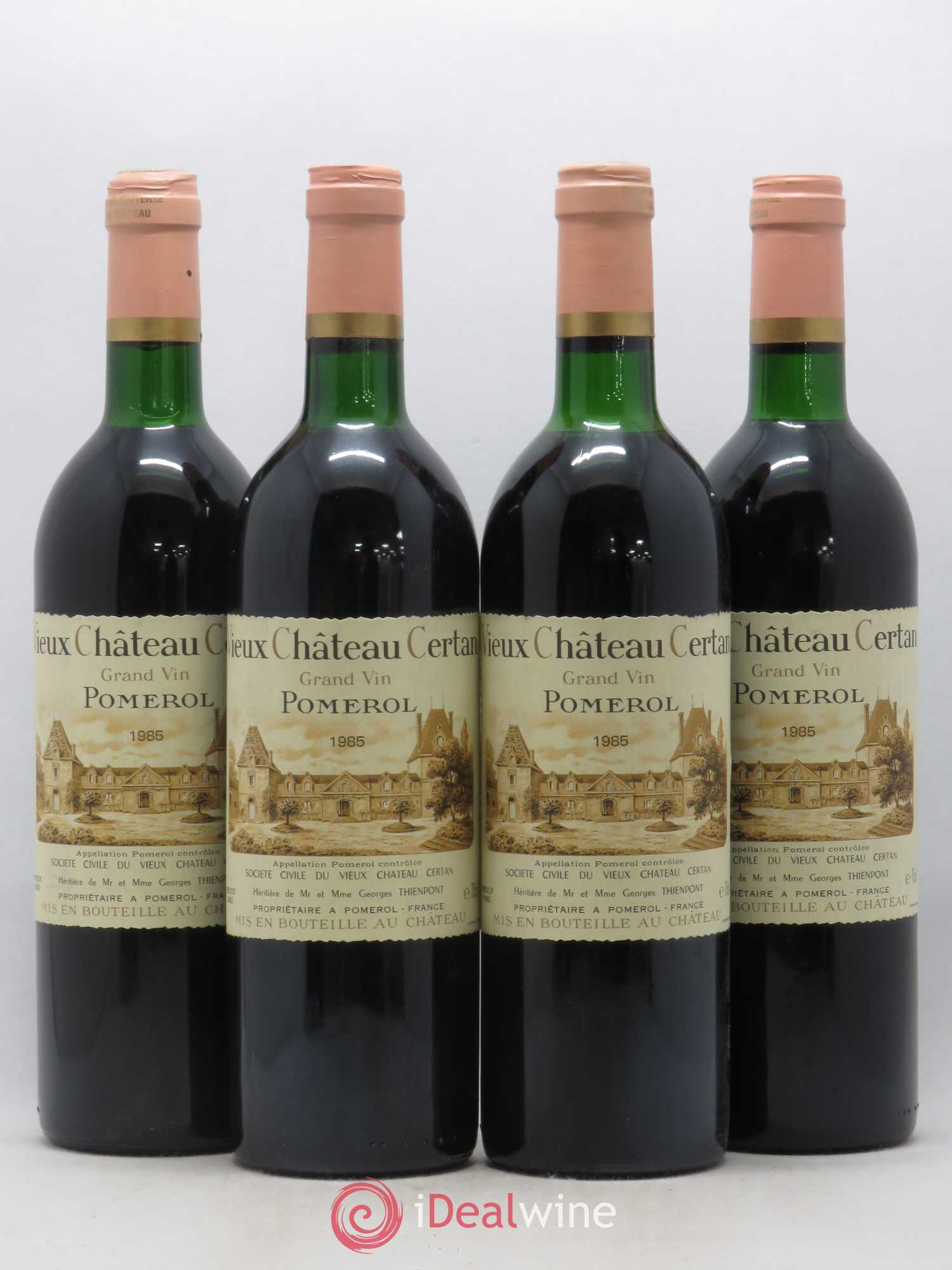 Vieux Château Certan 1985 - Lot de 4 bouteilles - 0