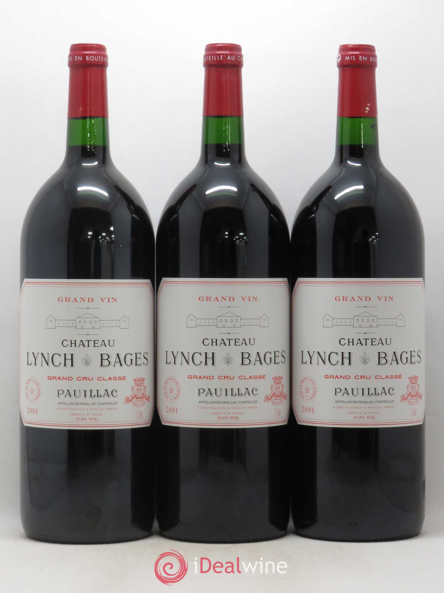 Château Lynch Bages 5ème Grand Cru Classé 2001 - Lot de 6 magnums - 2