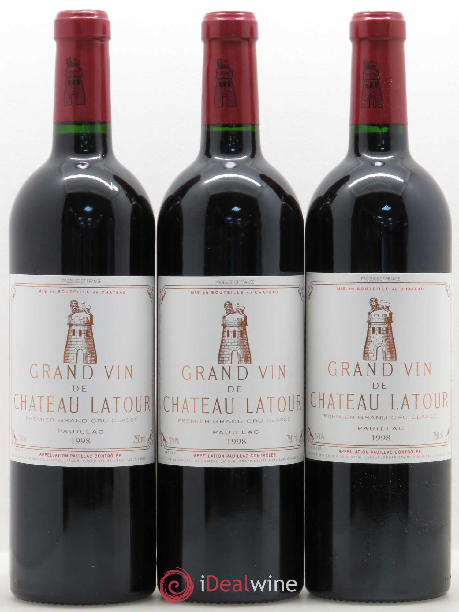 Château Latour 1er Grand Cru Classé 1998 - Lot de 12 bouteilles - 7