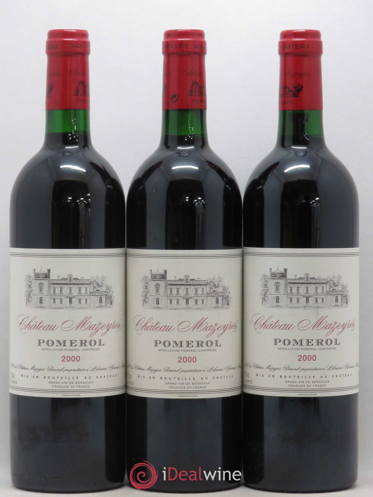 Château Mazeyres 2000 - Lot de 6 bouteilles - 1