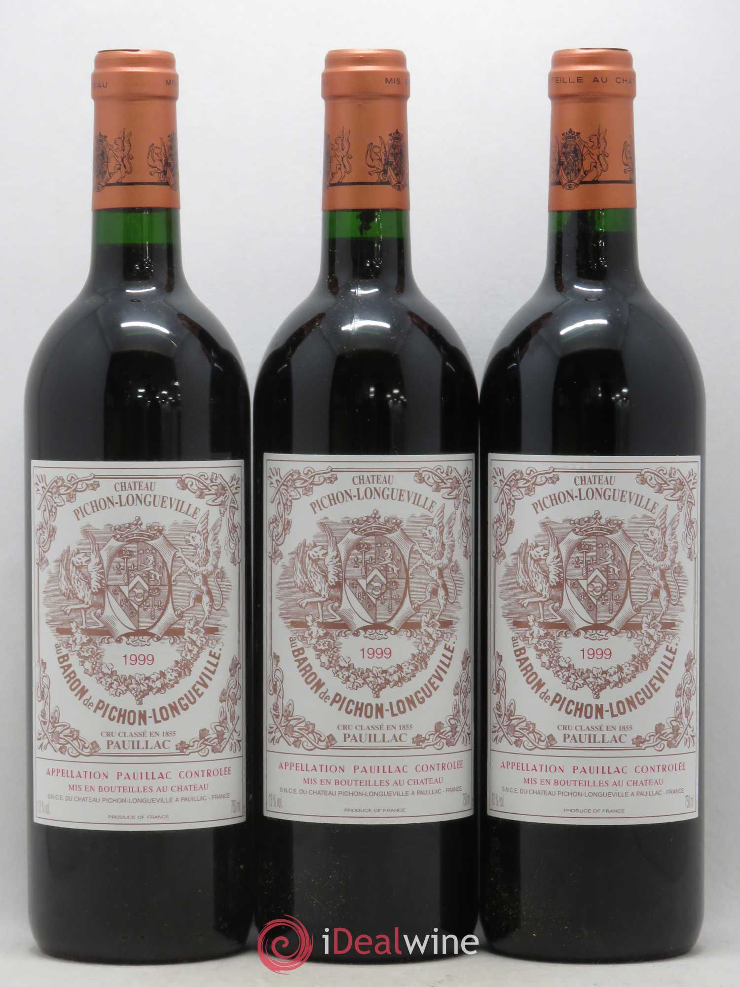 Pichon Longueville Baron 2ème Grand Cru Classé 1999 - Lot de 6 bouteilles - 1