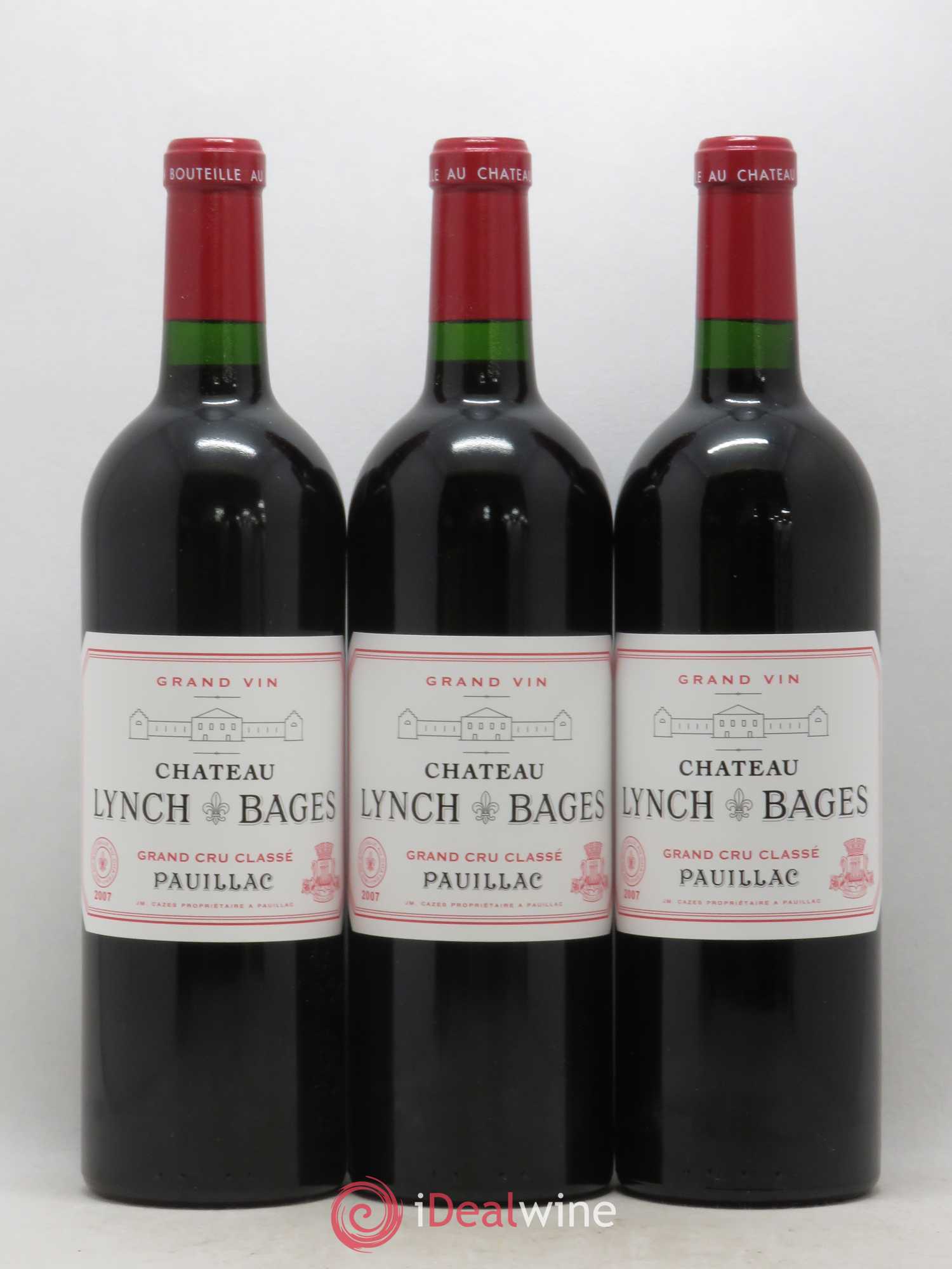 Château Lynch Bages 5ème Grand Cru Classé 2007 - Lot de 6 bouteilles - 1