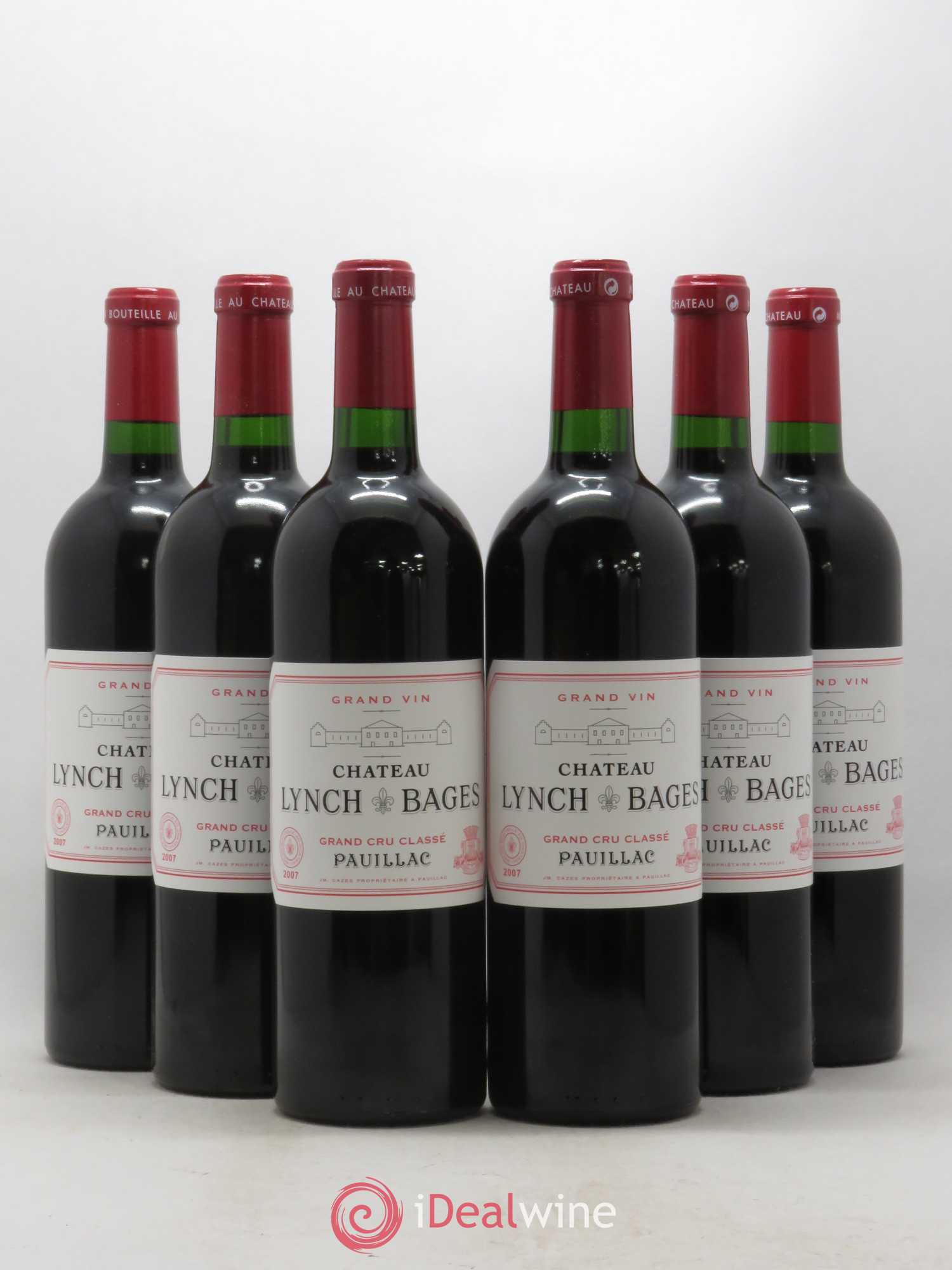 Château Lynch Bages 5ème Grand Cru Classé 2007 - Lot de 6 bouteilles - 0