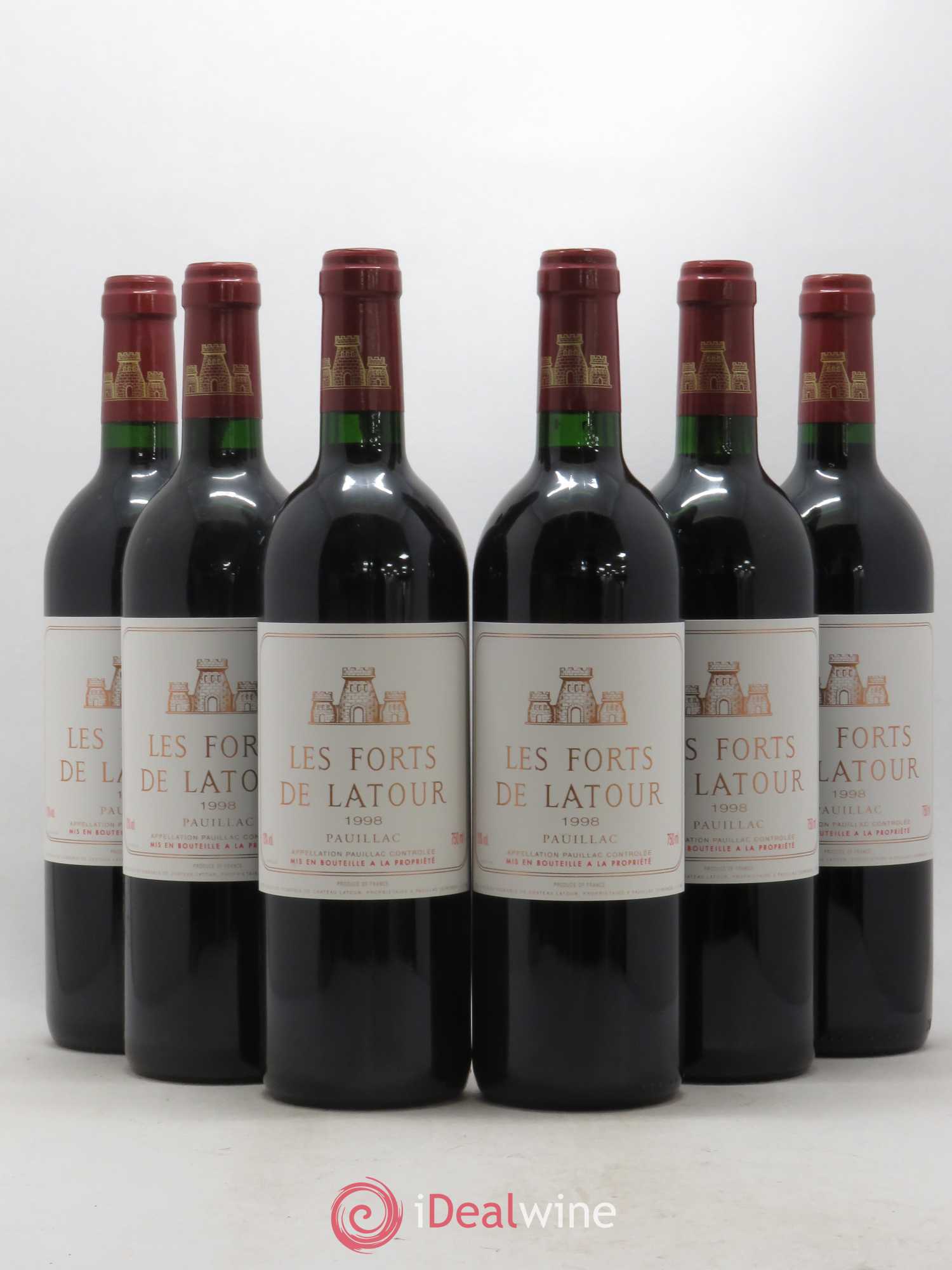 Les Forts de Latour Second Vin 1998 - Lot de 6 bouteilles - 0