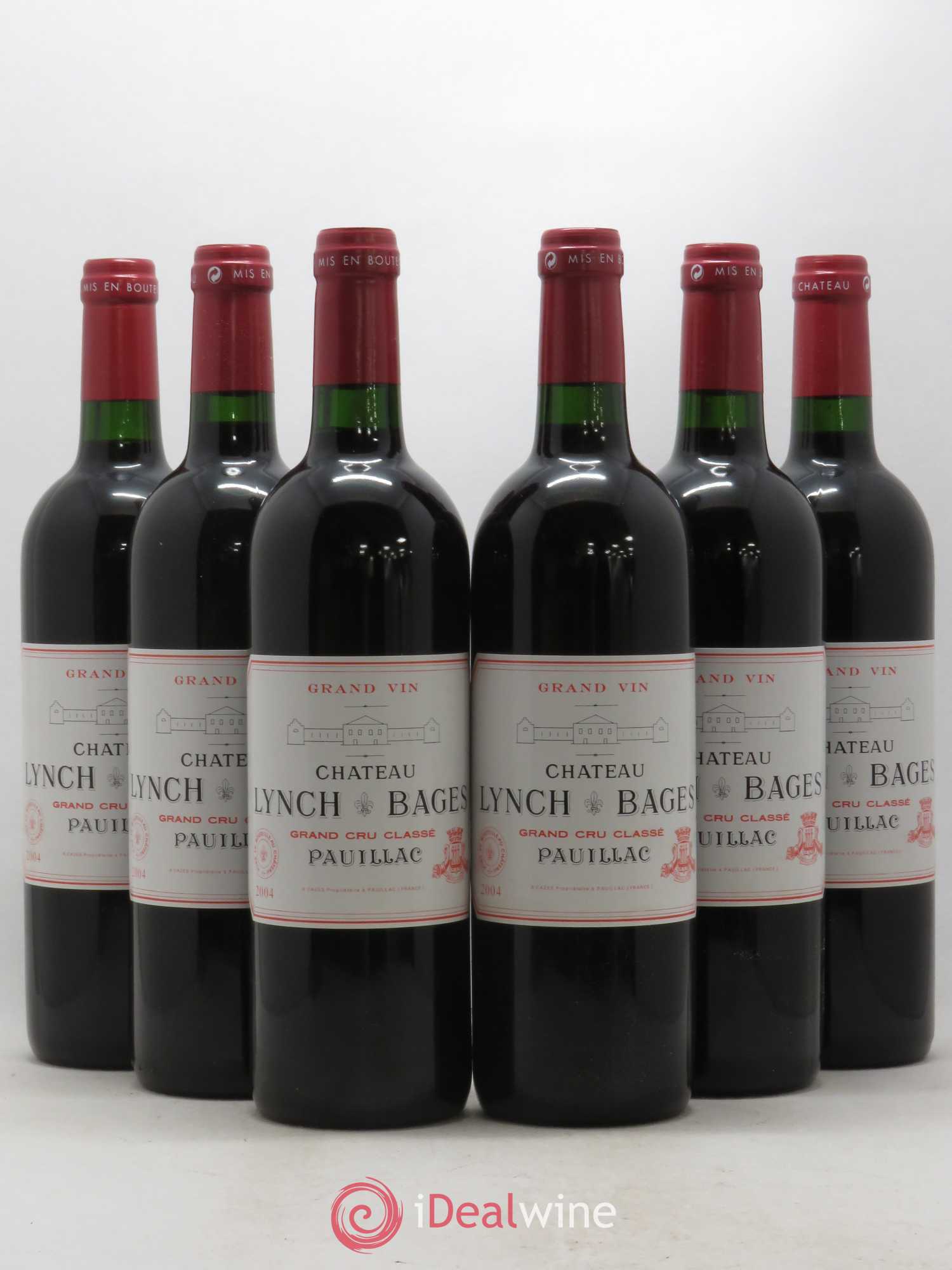 Château Lynch Bages 5ème Grand Cru Classé 2004 - Lot de 6 bouteilles - 0
