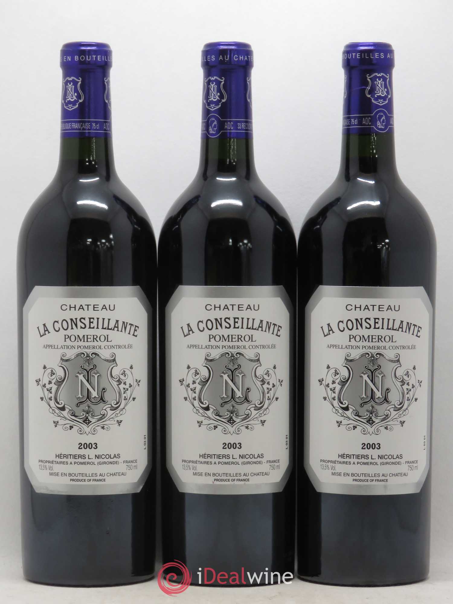 Château la Conseillante 2003 - Lot de 6 bouteilles - 2