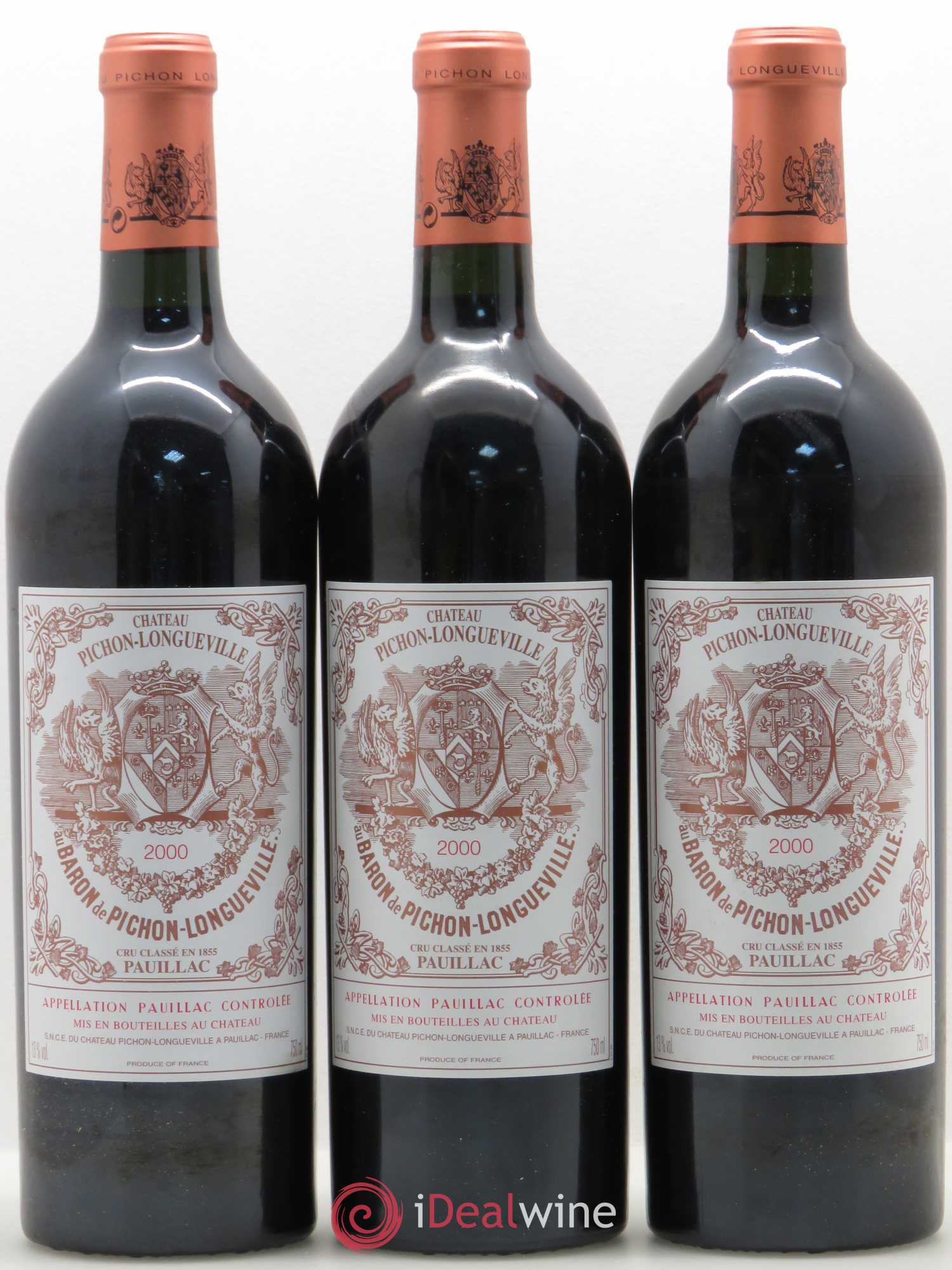 Pichon Longueville Baron 2ème Grand Cru Classé 2000 - Lot de 6 bouteilles - 2