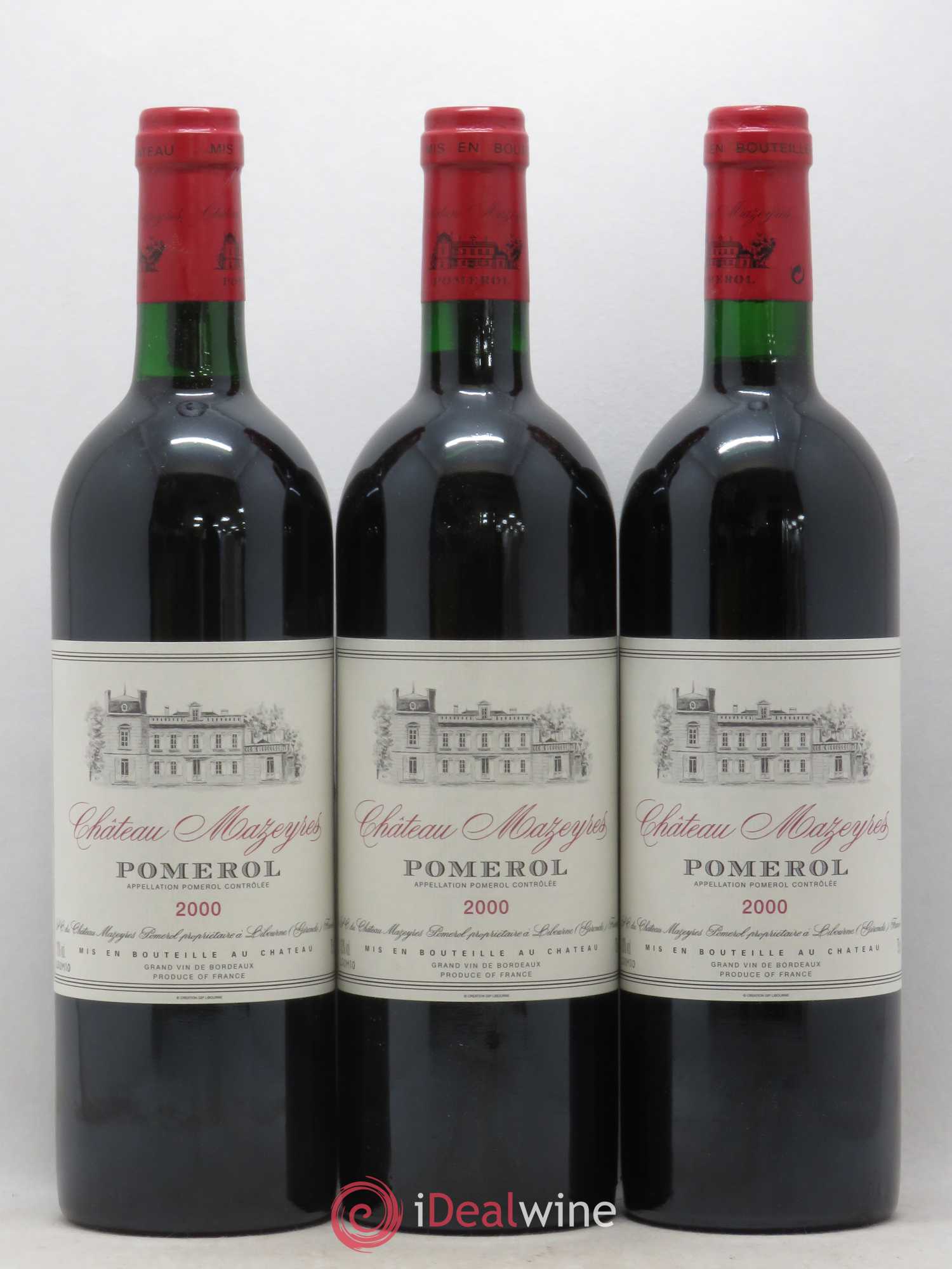 Château Mazeyres 2000 - Lot de 6 bouteilles - 1