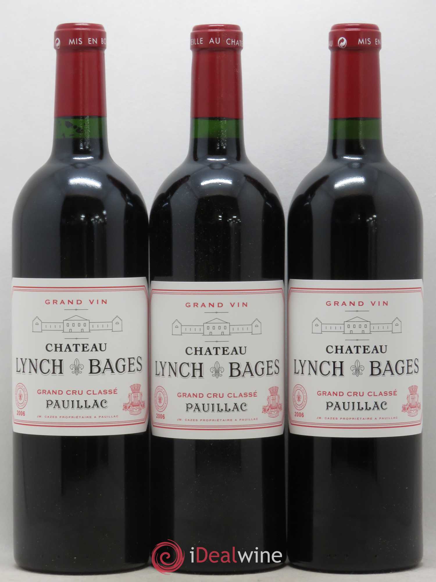 Château Lynch Bages 5ème Grand Cru Classé 2006 - Lot de 6 bouteilles - 1