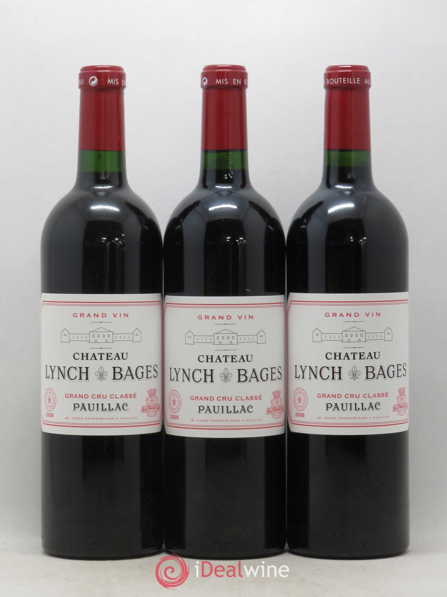 Château Lynch Bages 5ème Grand Cru Classé 2006 - Lot de 6 bouteilles - 1