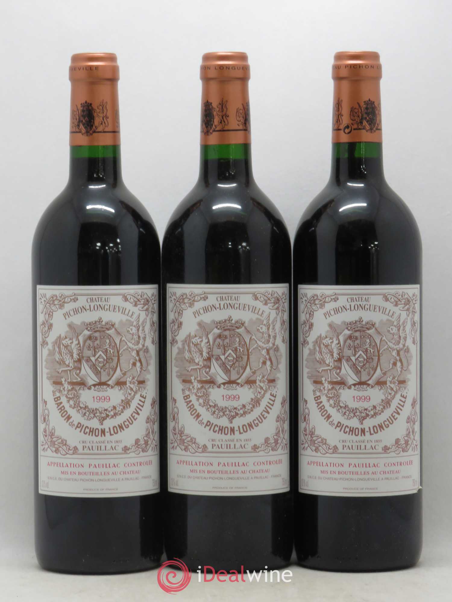 Pichon Longueville Baron 2ème Grand Cru Classé 1999 - Lot de 6 bouteilles - 1