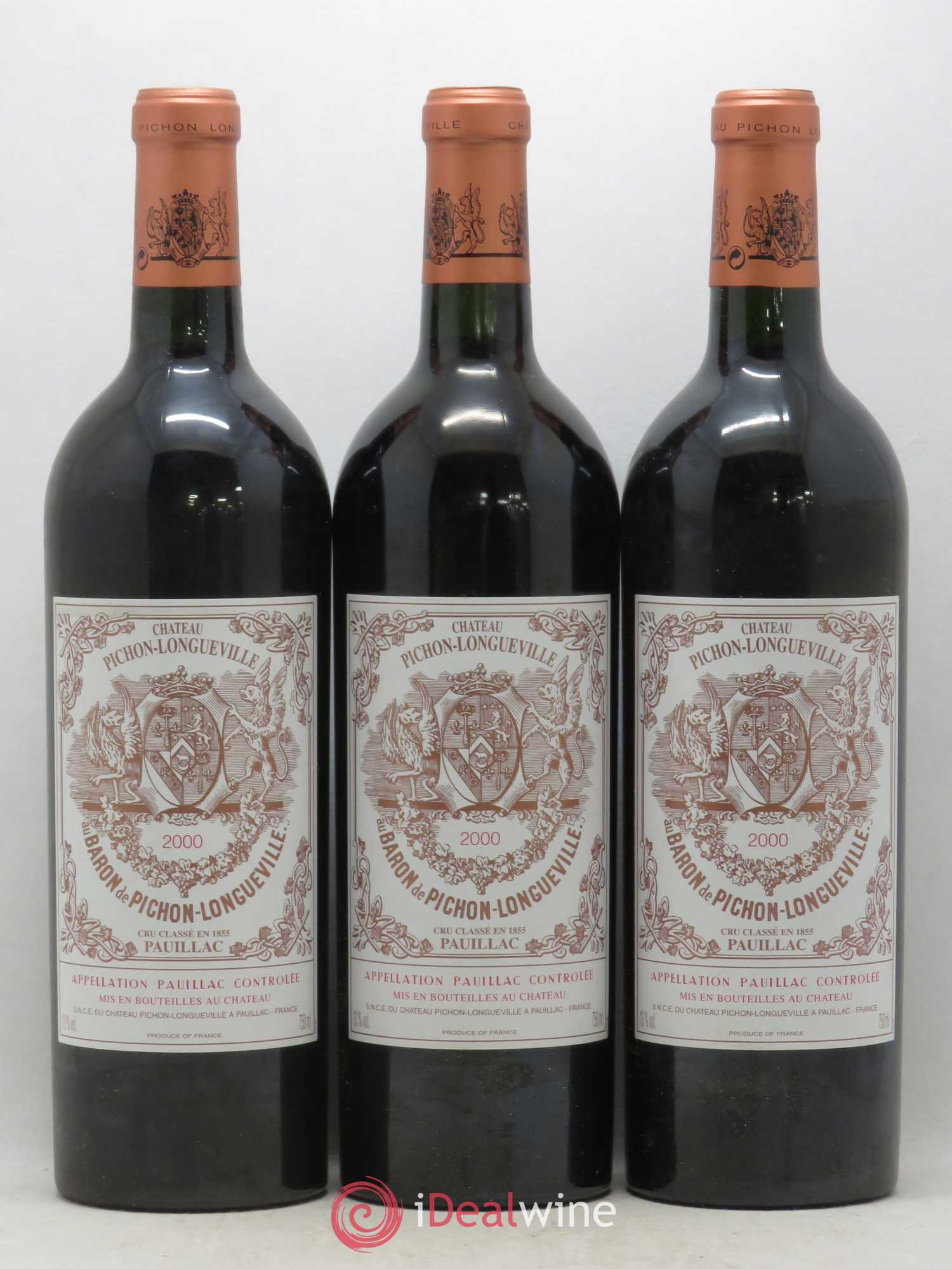 Pichon Longueville Baron 2ème Grand Cru Classé 2000 - Lot de 6 bouteilles - 2