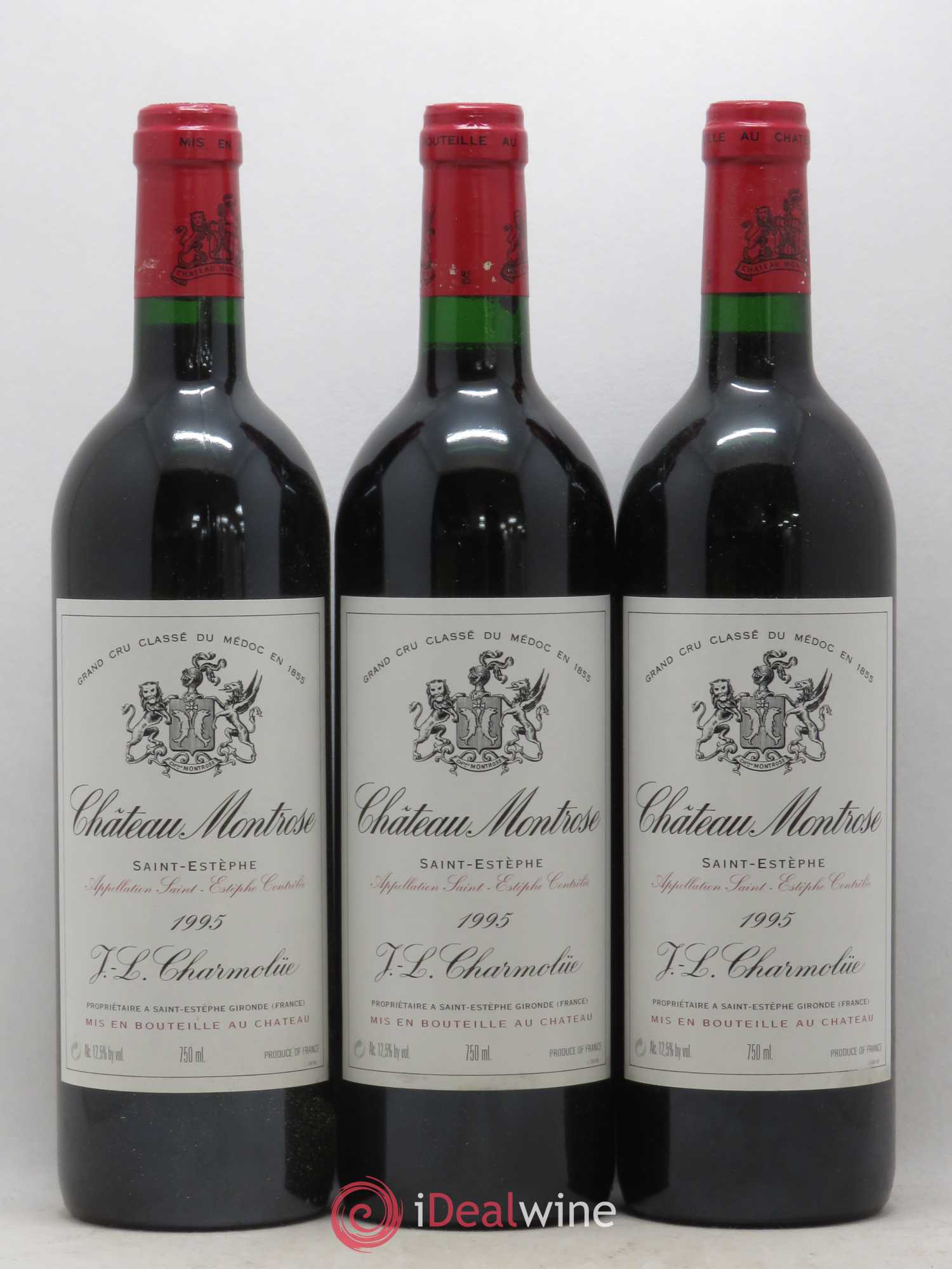 Château Montrose 2ème Grand Cru Classé 1995 - Lot de 6 bouteilles - 1