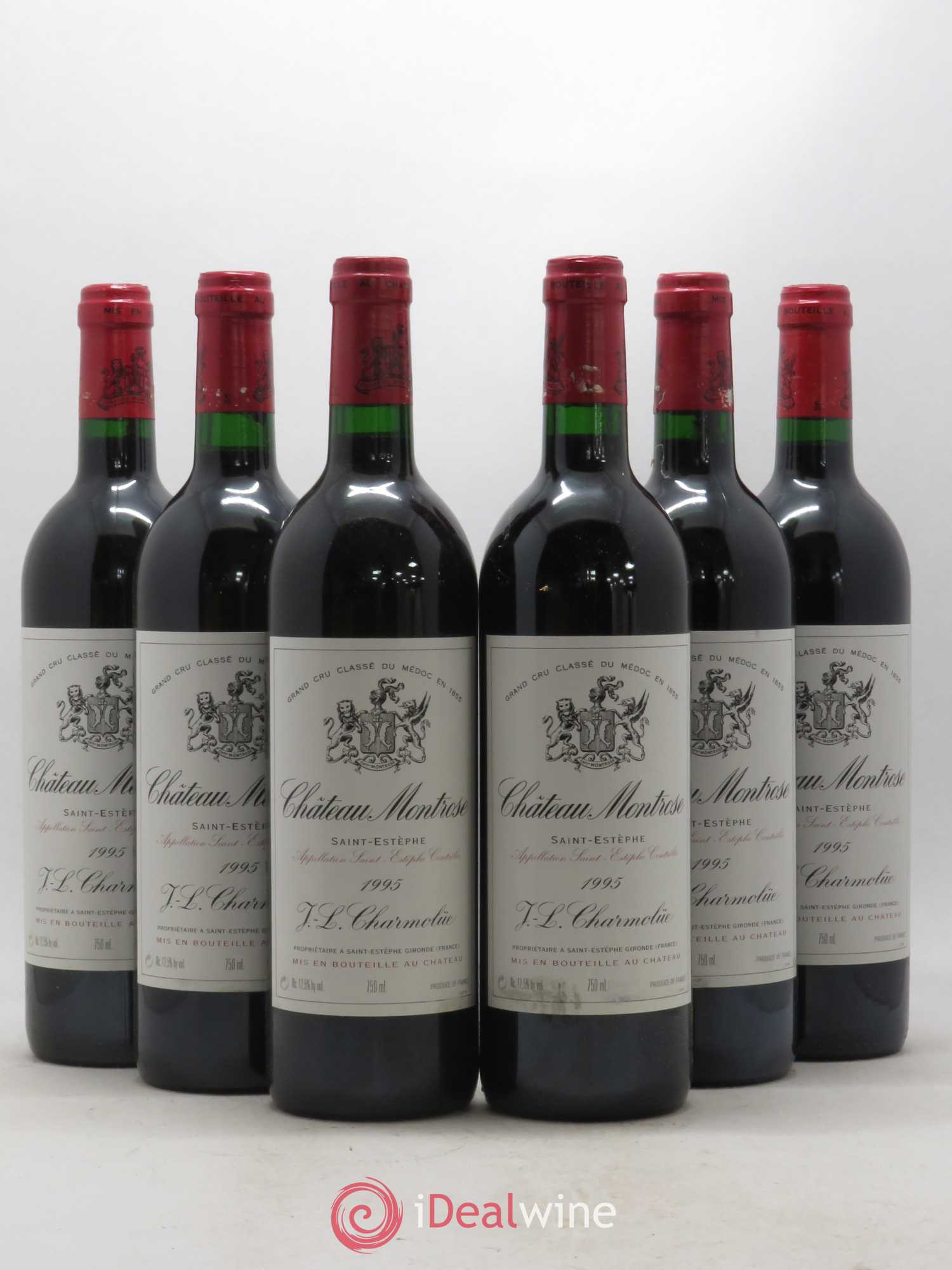 Château Montrose 2ème Grand Cru Classé 1995 - Lot de 6 bouteilles - 0