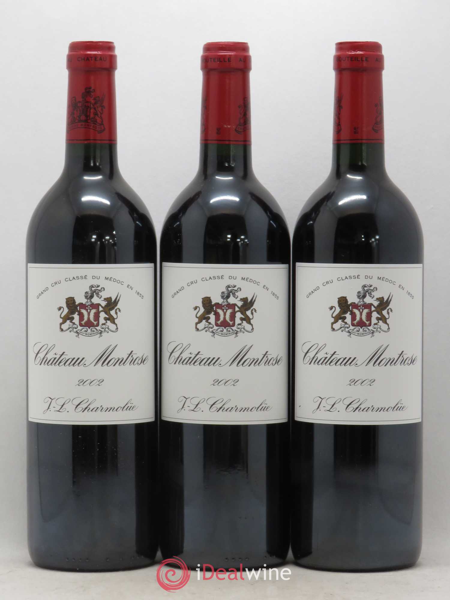 Château Montrose 2ème Grand Cru Classé 2002 - Lot de 12 bouteilles - 1