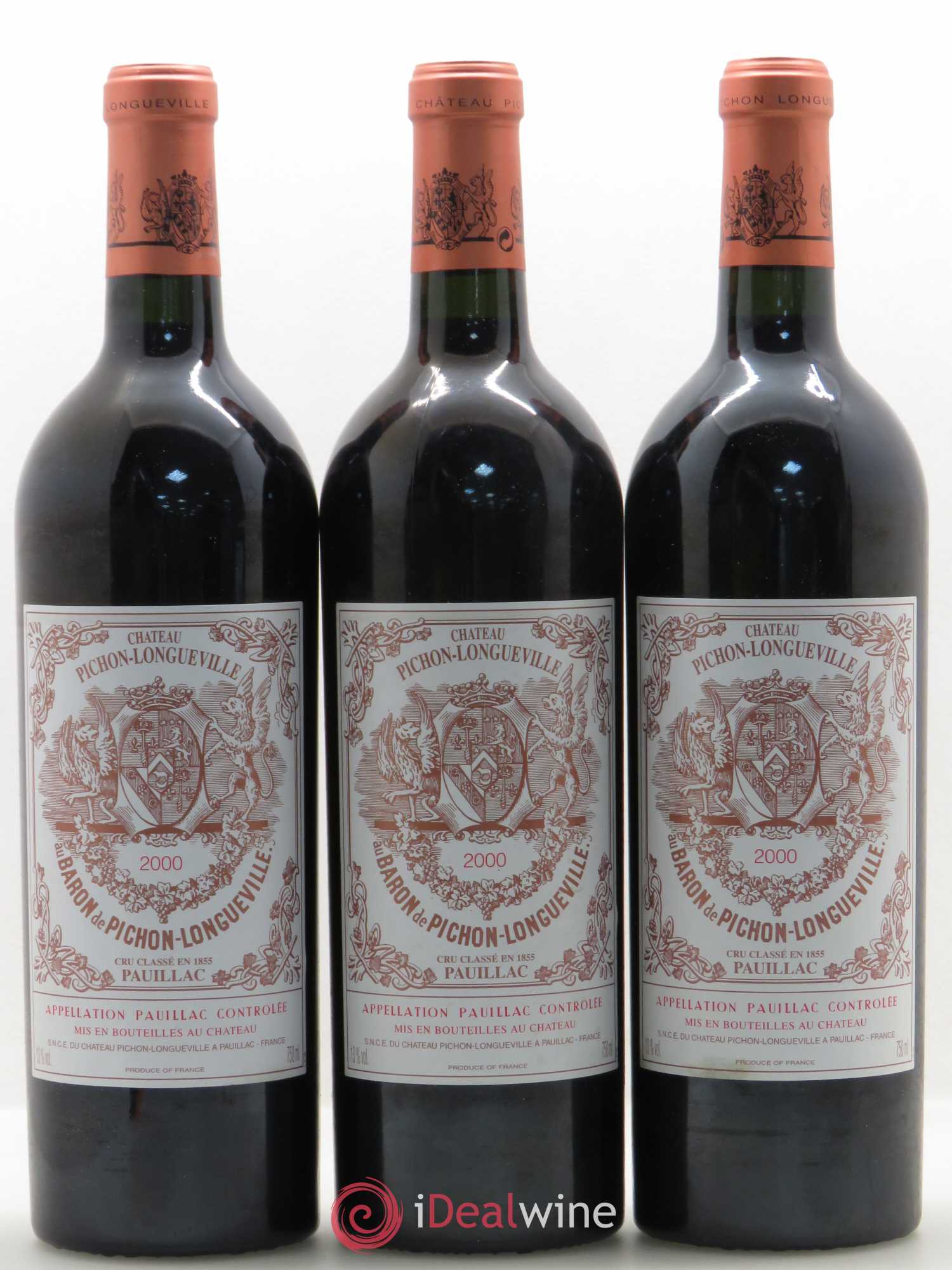 Pichon Longueville Baron 2ème Grand Cru Classé 2000 - Lot de 6 bouteilles - 2