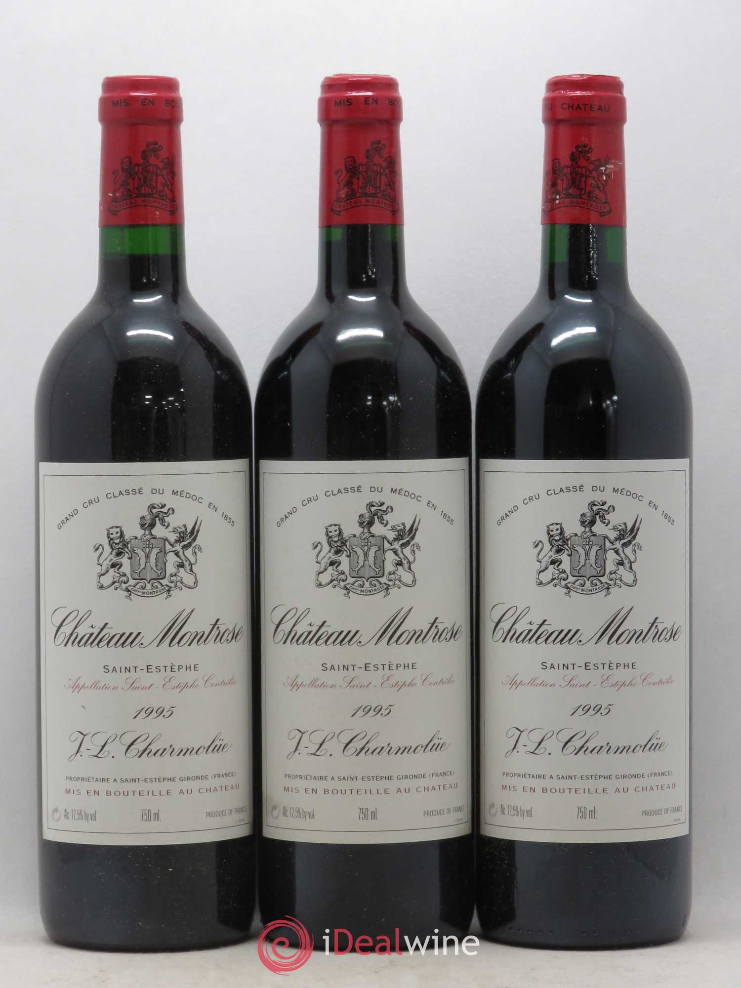 Château Montrose 2ème Grand Cru Classé 1995 - Lot de 6 bouteilles - 1