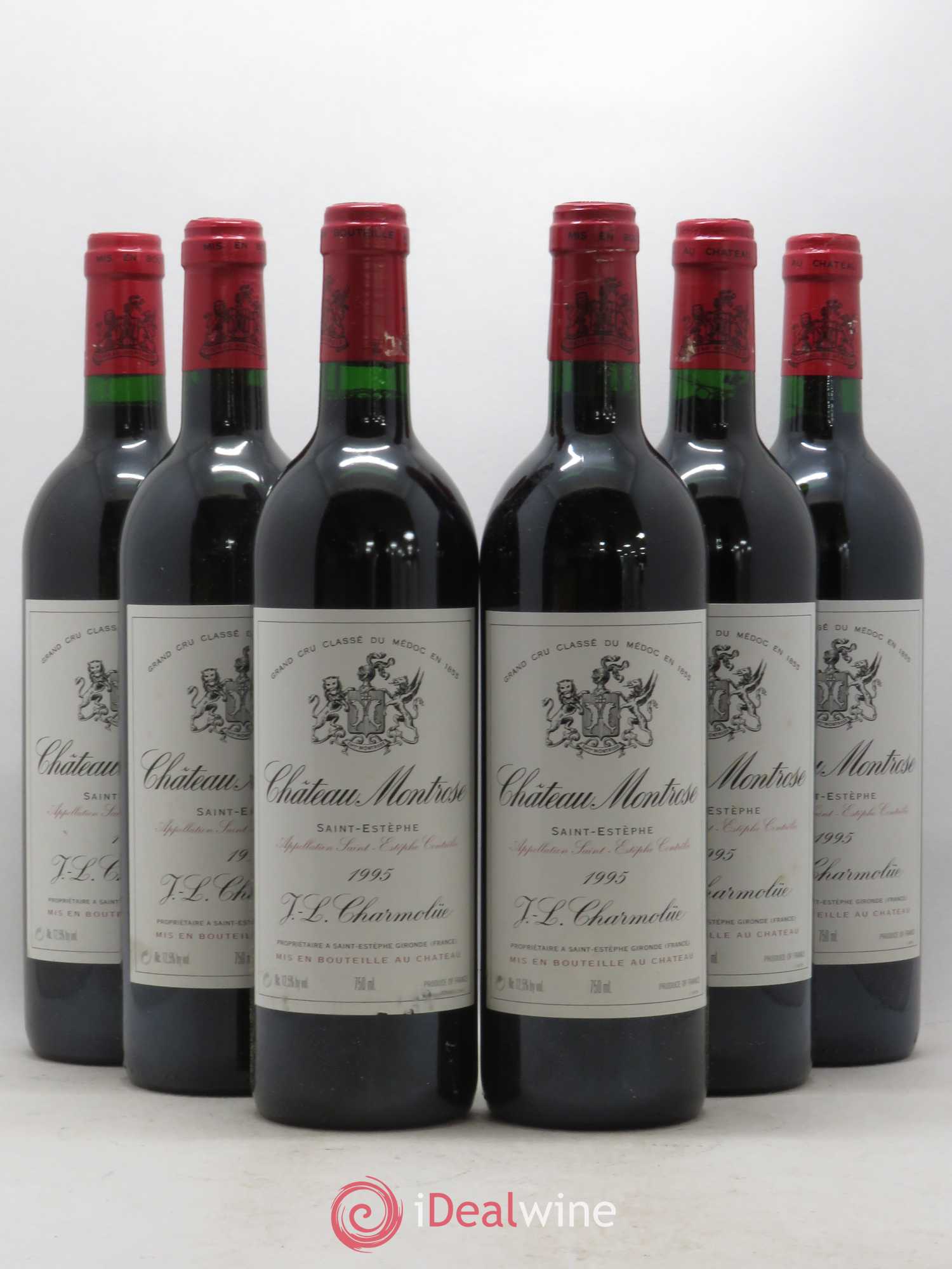Château Montrose 2ème Grand Cru Classé 1995 - Lot de 6 bouteilles - 0