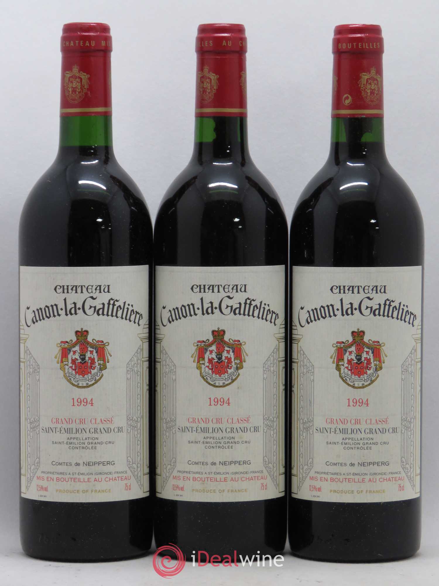 Château Canon la Gaffelière 1er Grand Cru Classé B 1994 - Lot de 6 bouteilles - 1