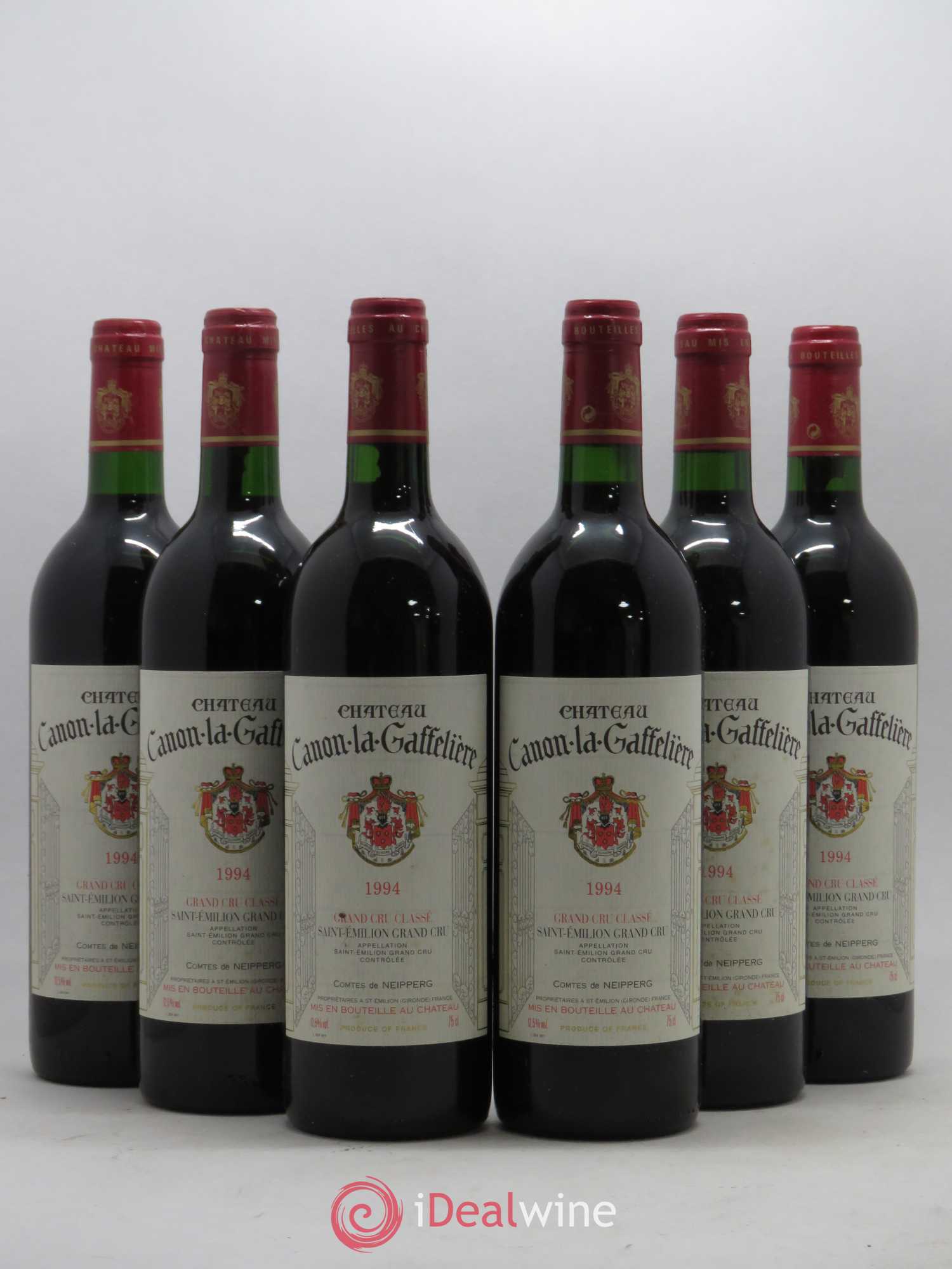 Château Canon la Gaffelière 1er Grand Cru Classé B 1994 - Lot de 6 bouteilles - 0