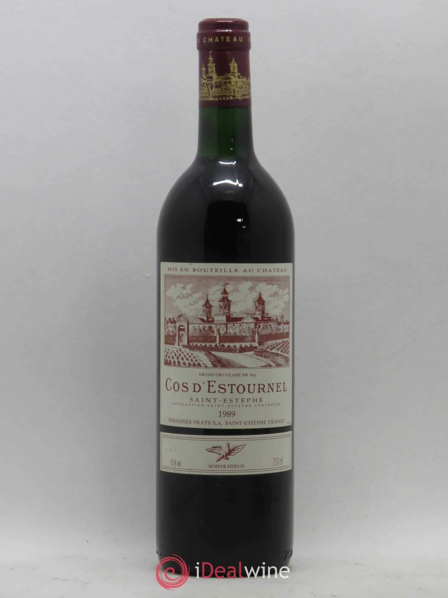 Cos d'Estournel 2ème Grand Cru Classé 1989 - Lot de 1 bouteille - 0