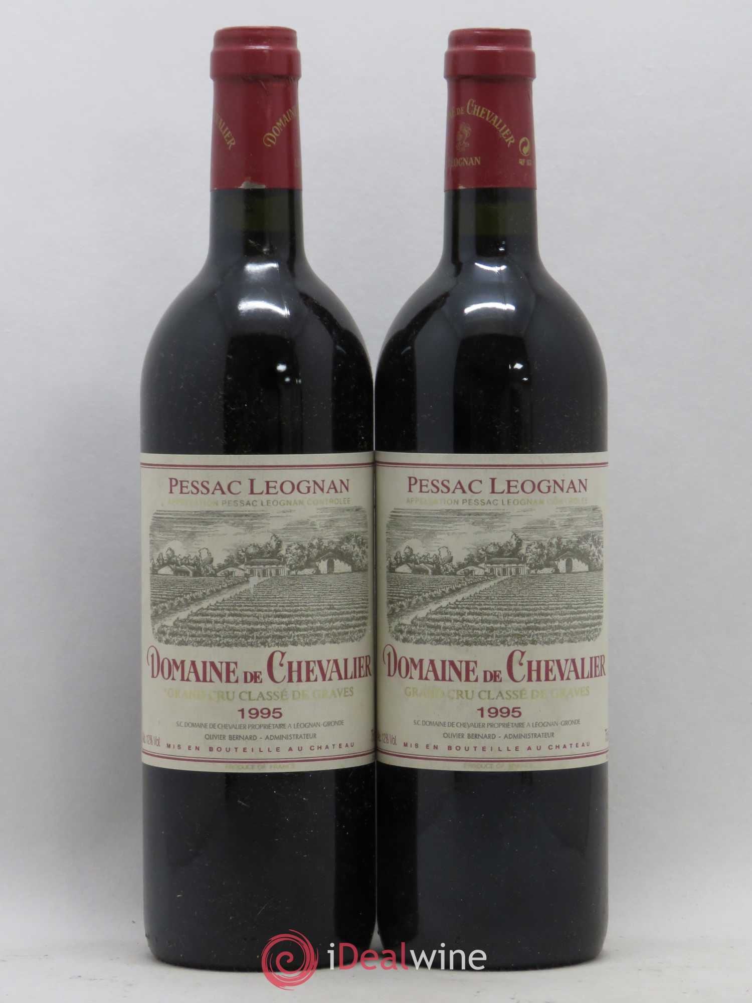 Domaine de Chevalier Cru Classé de Graves 1995 - Lot de 2 bouteilles - 0