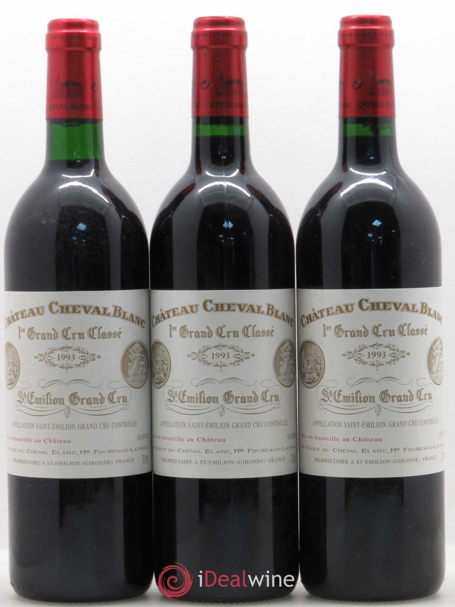 Château Cheval Blanc 1er Grand Cru Classé A 1993 - Lot de 6 bouteilles - 2