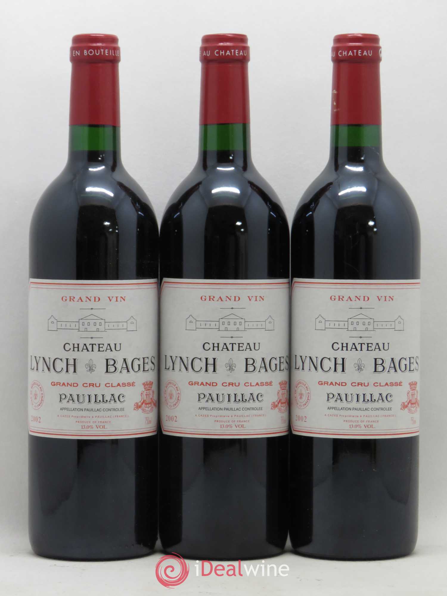 Château Lynch Bages 5ème Grand Cru Classé 2002 - Lot de 12 bouteilles - 2