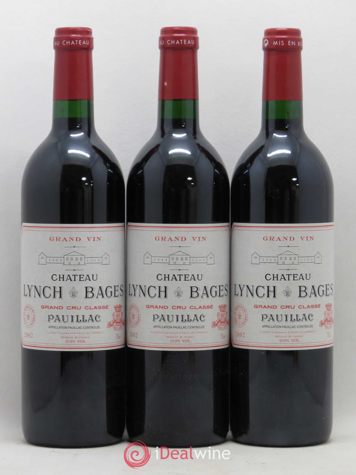Château Lynch Bages 5ème Grand Cru Classé 2002 - Lot de 12 bouteilles - 3