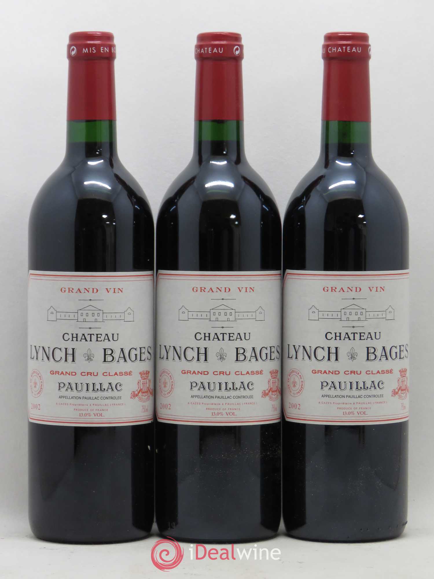 Château Lynch Bages 5ème Grand Cru Classé 2002 - Lot de 12 bouteilles - 4