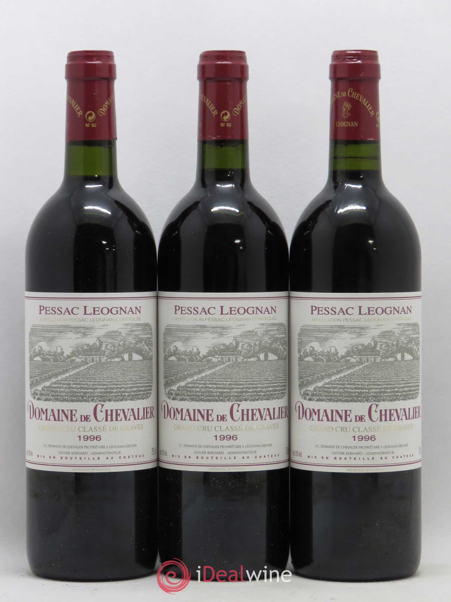 Domaine de Chevalier Cru Classé de Graves 1996 - Lot de 12 bouteilles - 2