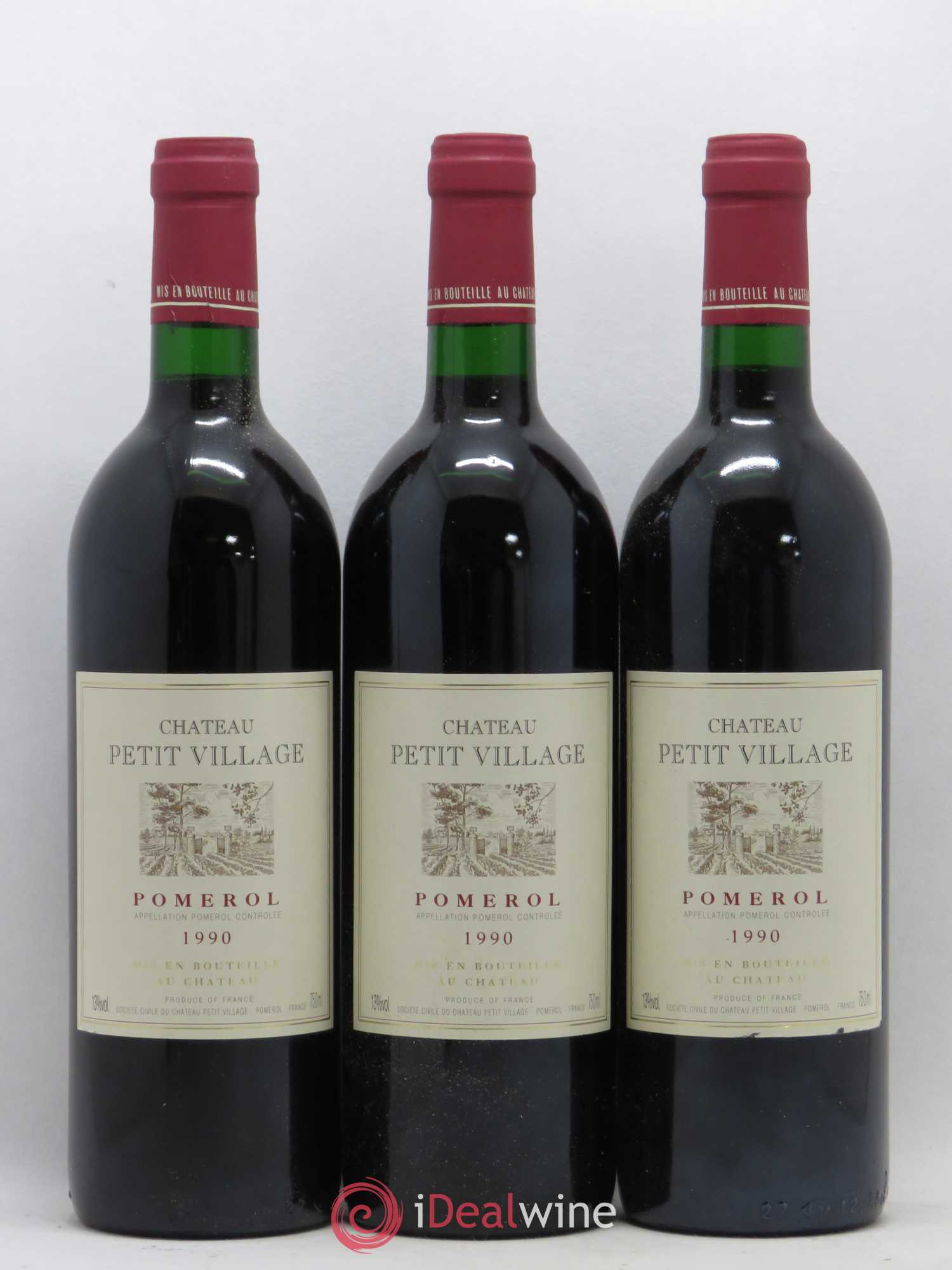 Château Petit Village 1990 - Lot de 12 bouteilles - 2