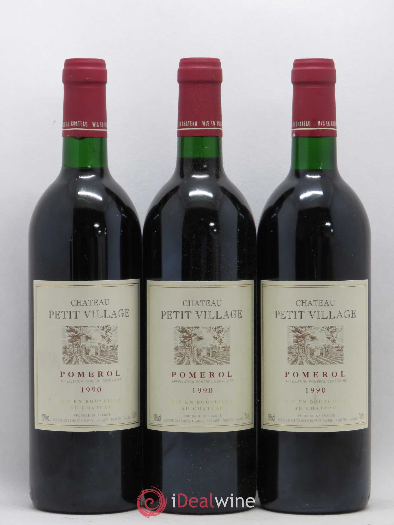 Château Petit Village 1990 - Lot de 12 bouteilles - 3