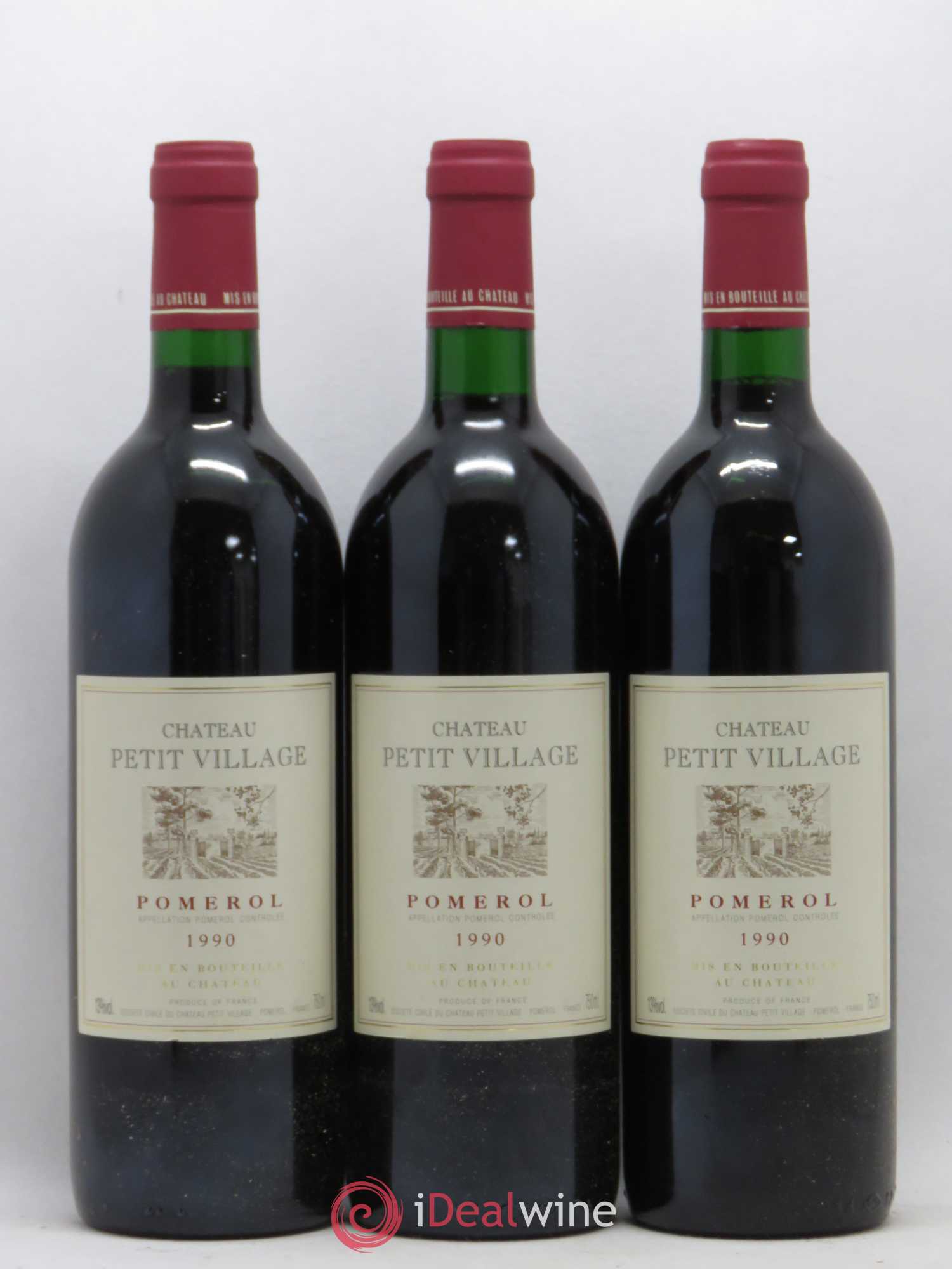 Château Petit Village 1990 - Lot de 12 bouteilles - 4