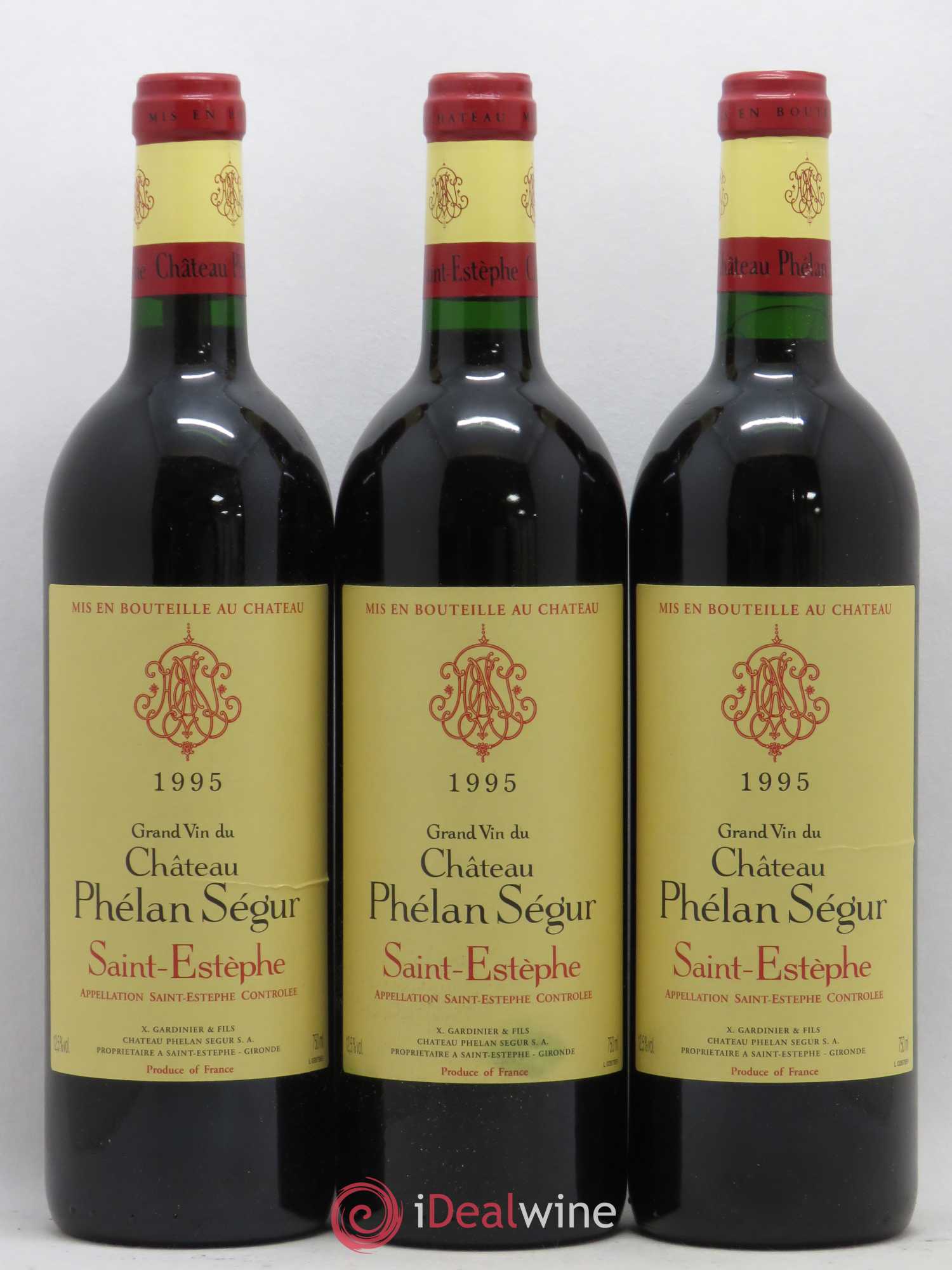 Château Phélan Ségur 1995 - Lot de 12 bouteilles - 2
