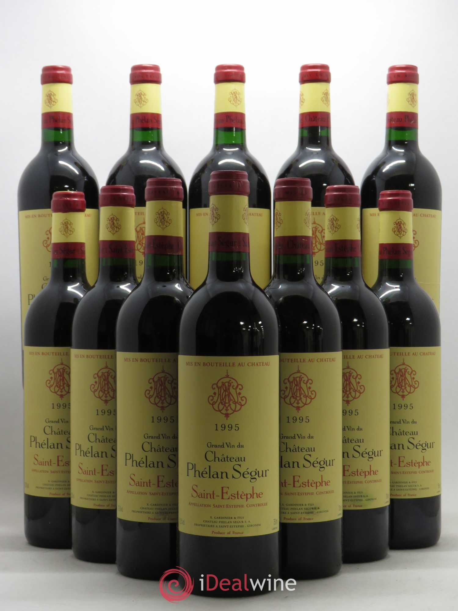 Château Phélan Ségur 1995 - Lot de 12 bouteilles - 0