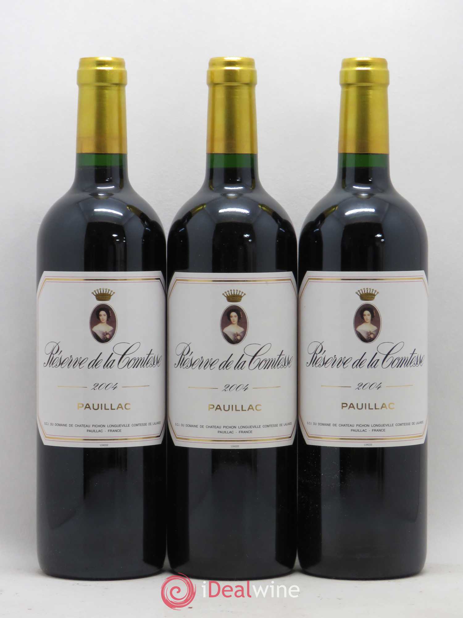 Réserve de la Comtesse Second Vin 2004 - Lot de 12 bouteilles - 2