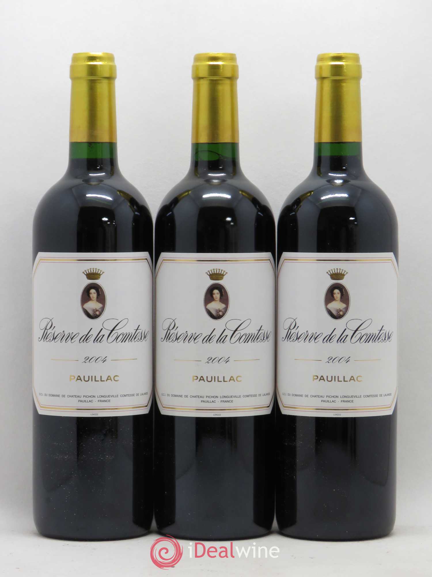 Réserve de la Comtesse Second Vin 2004 - Lot de 12 bouteilles - 4